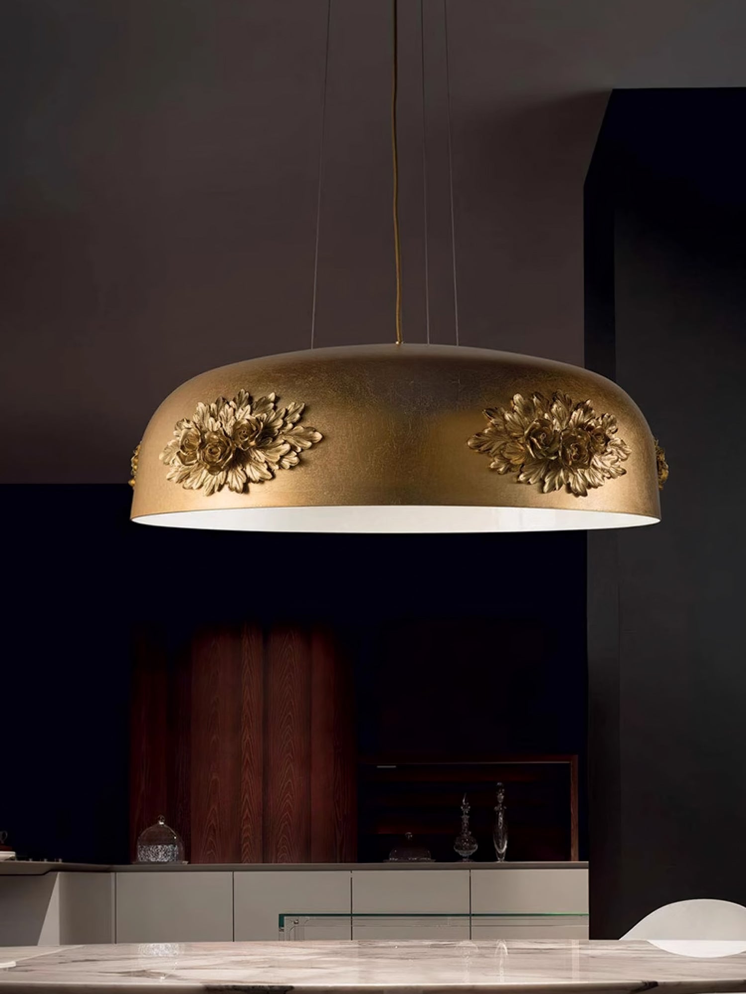 Gold Tuzzi Pendant Light