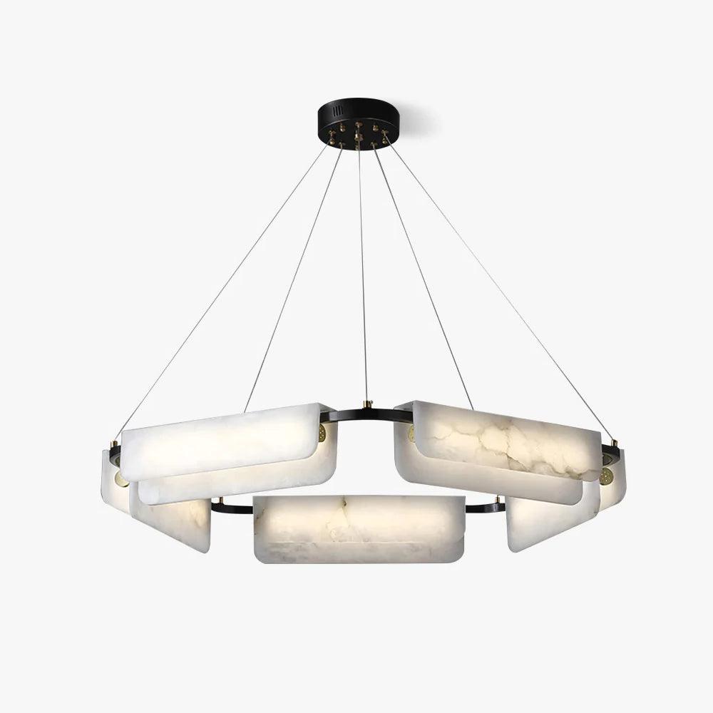 Delia Alabaster Chandelier