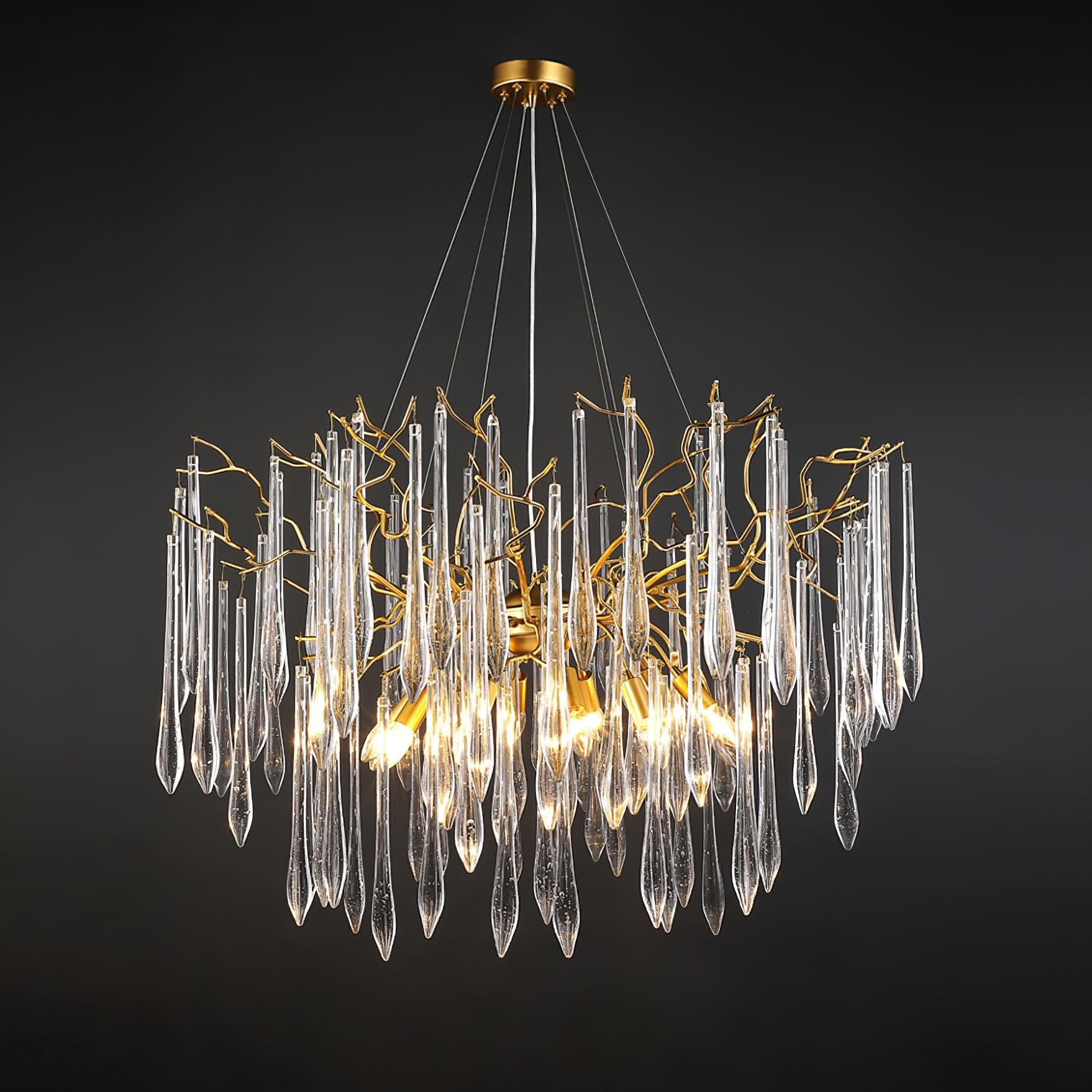 Aqua Funnel Chandelier