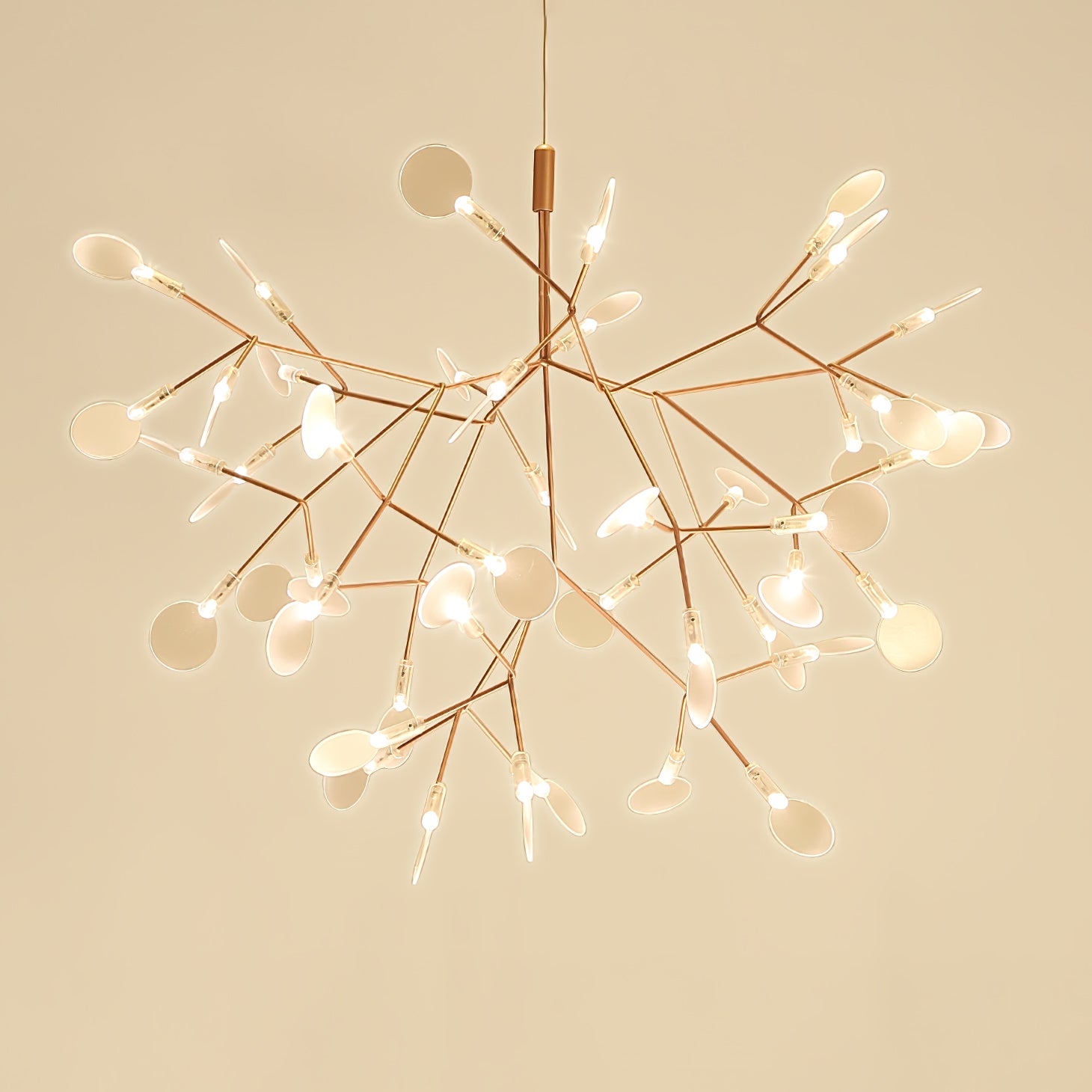 Rose Gold Firefly LED Chandelier