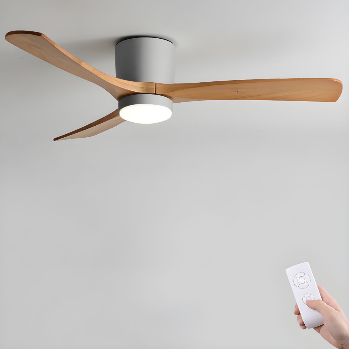 Nordic Wooden 42/48 Ceiling Fan Light