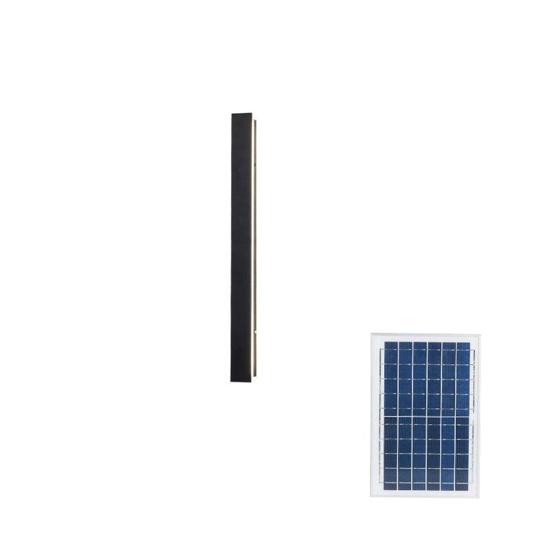 Long Strip Solar Outdoor Sconce