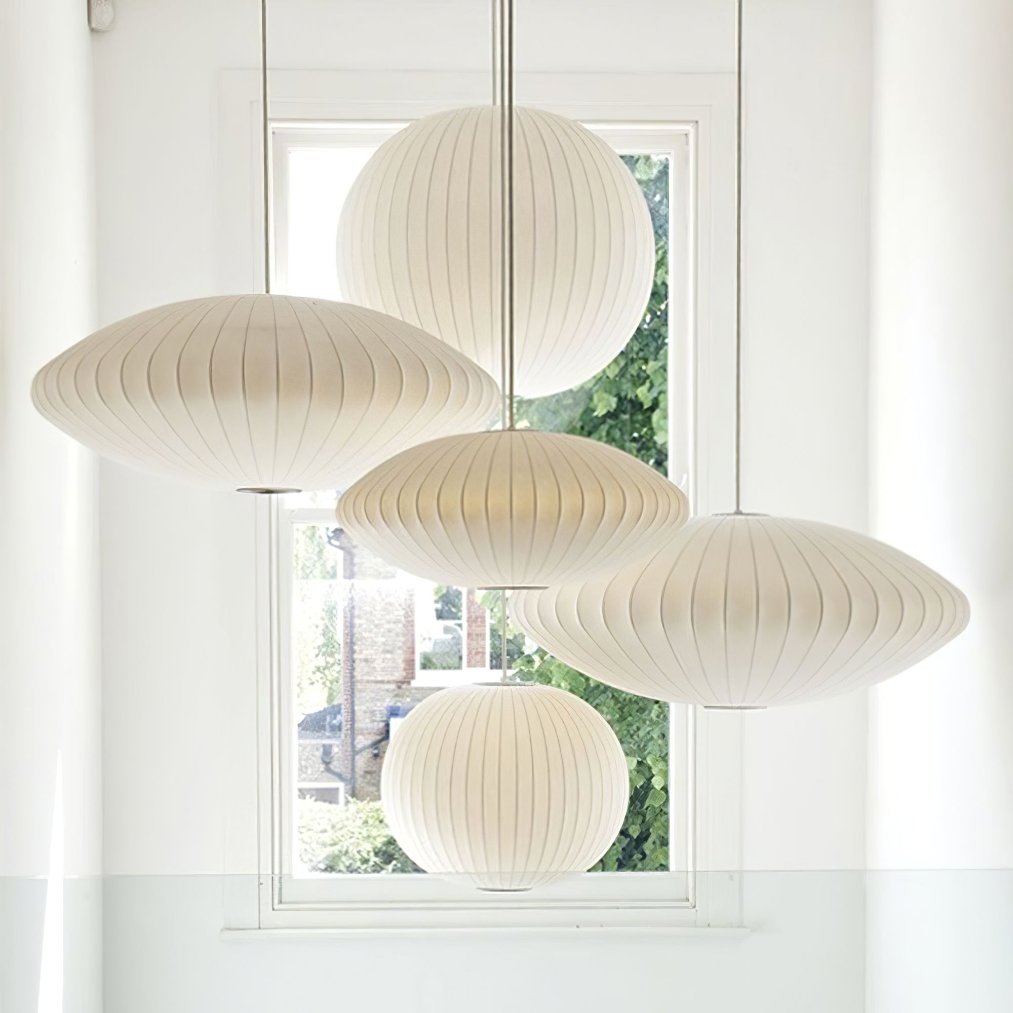 Triple Pear Bubble Pendant Lamp