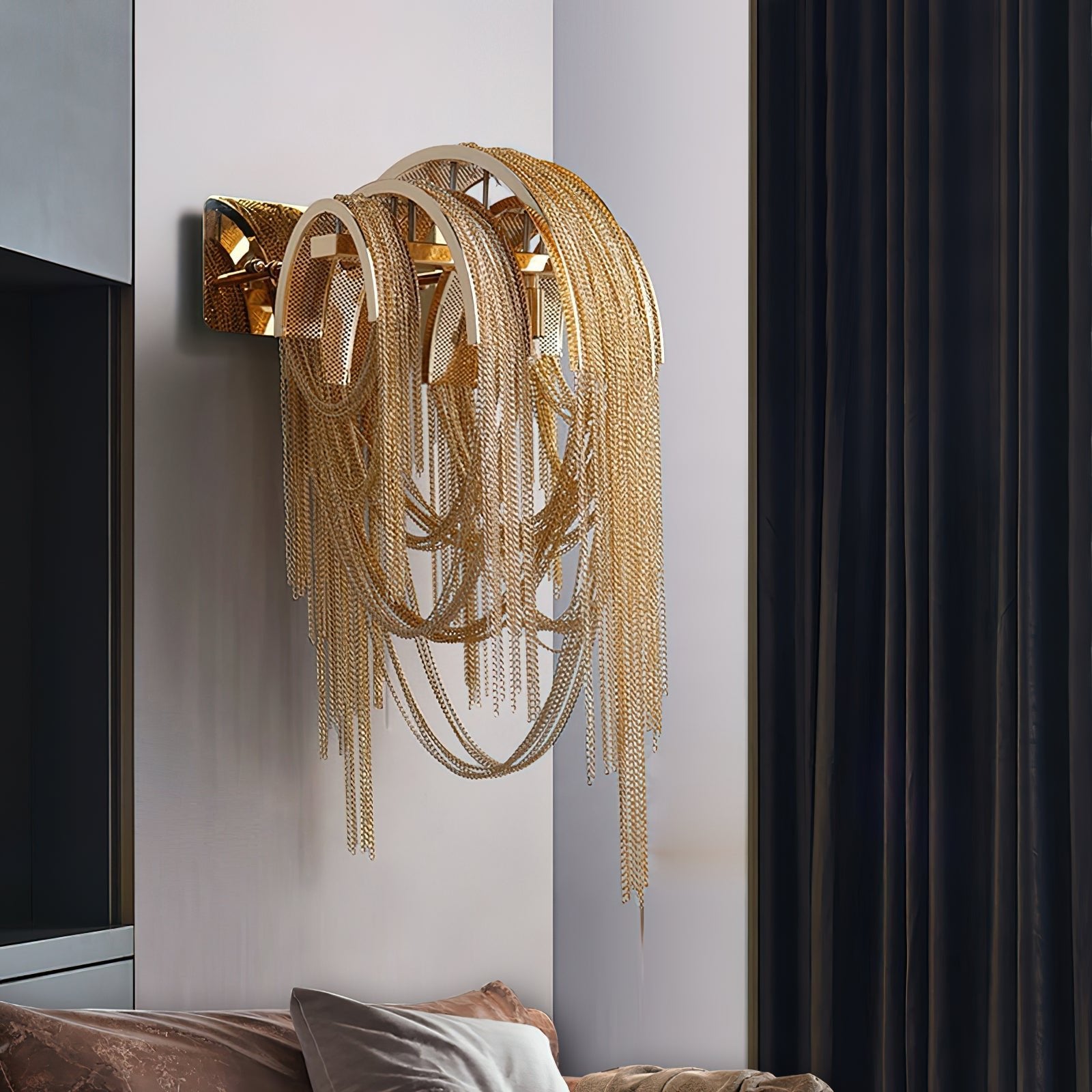 Chains Tassel Wall Lamp