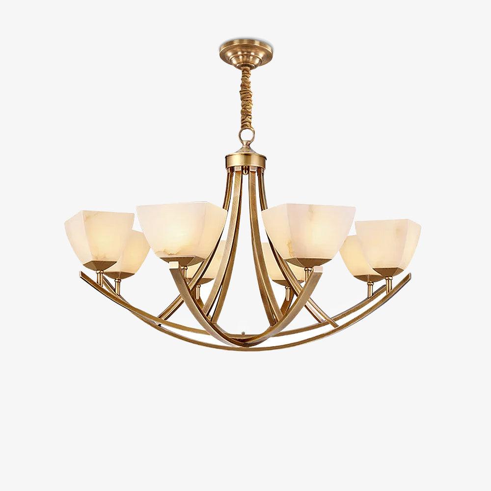 Dover Brass Chandelier