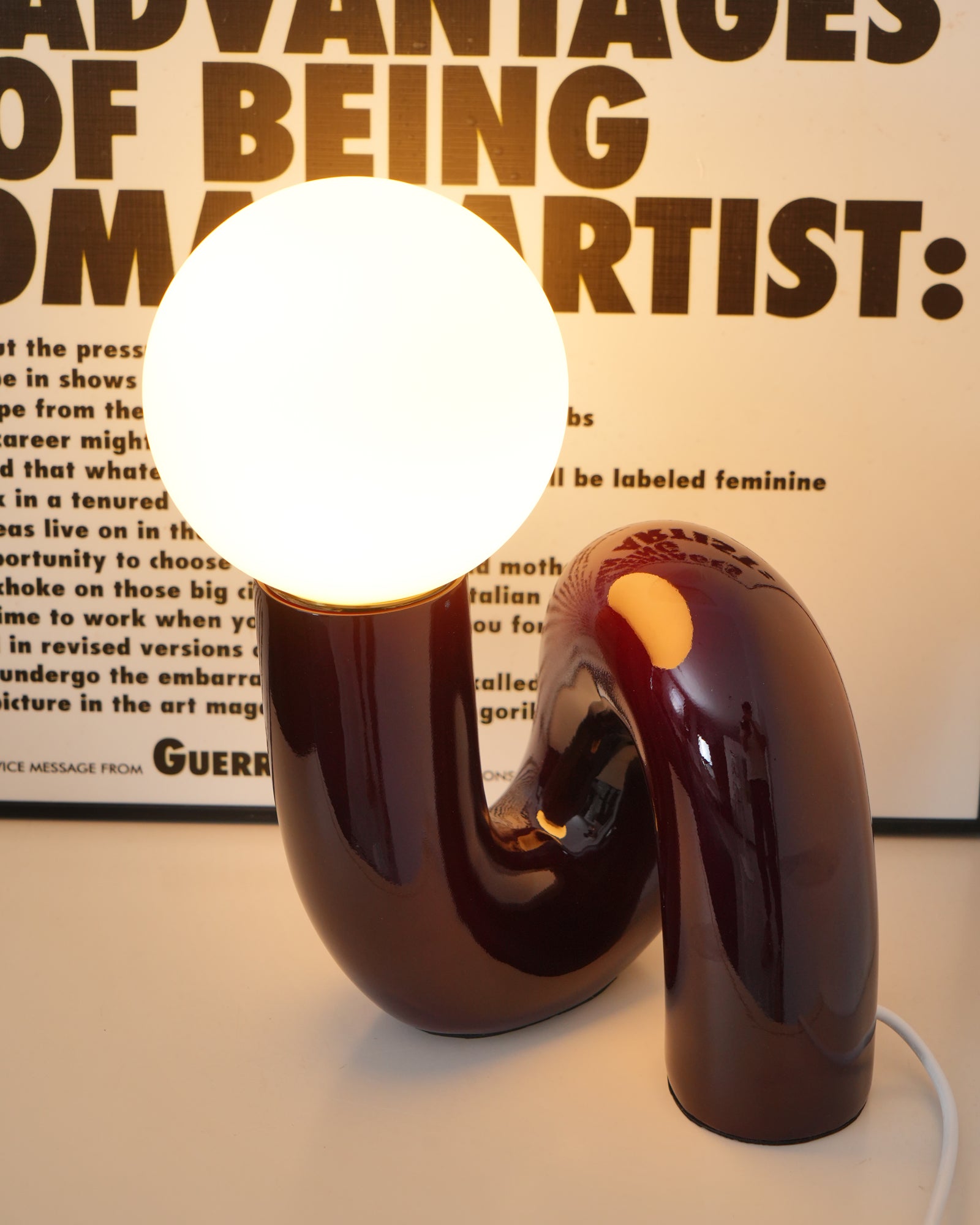 Playful N Shape Table Lamp