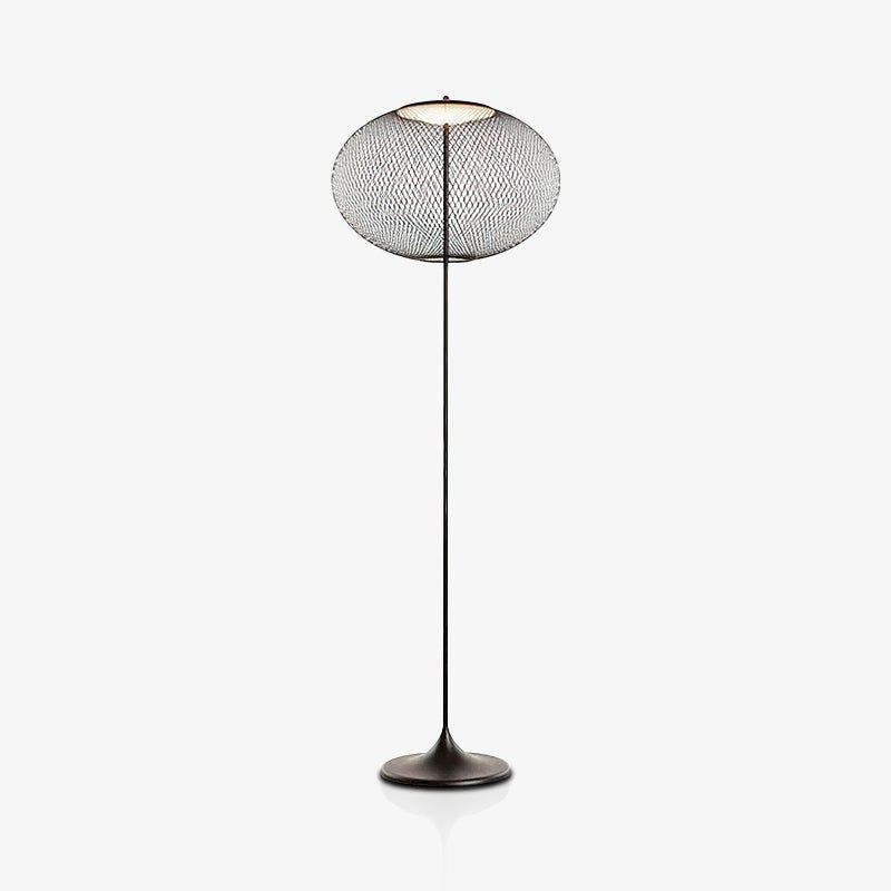 Metallic Meshwork Floor Lamp