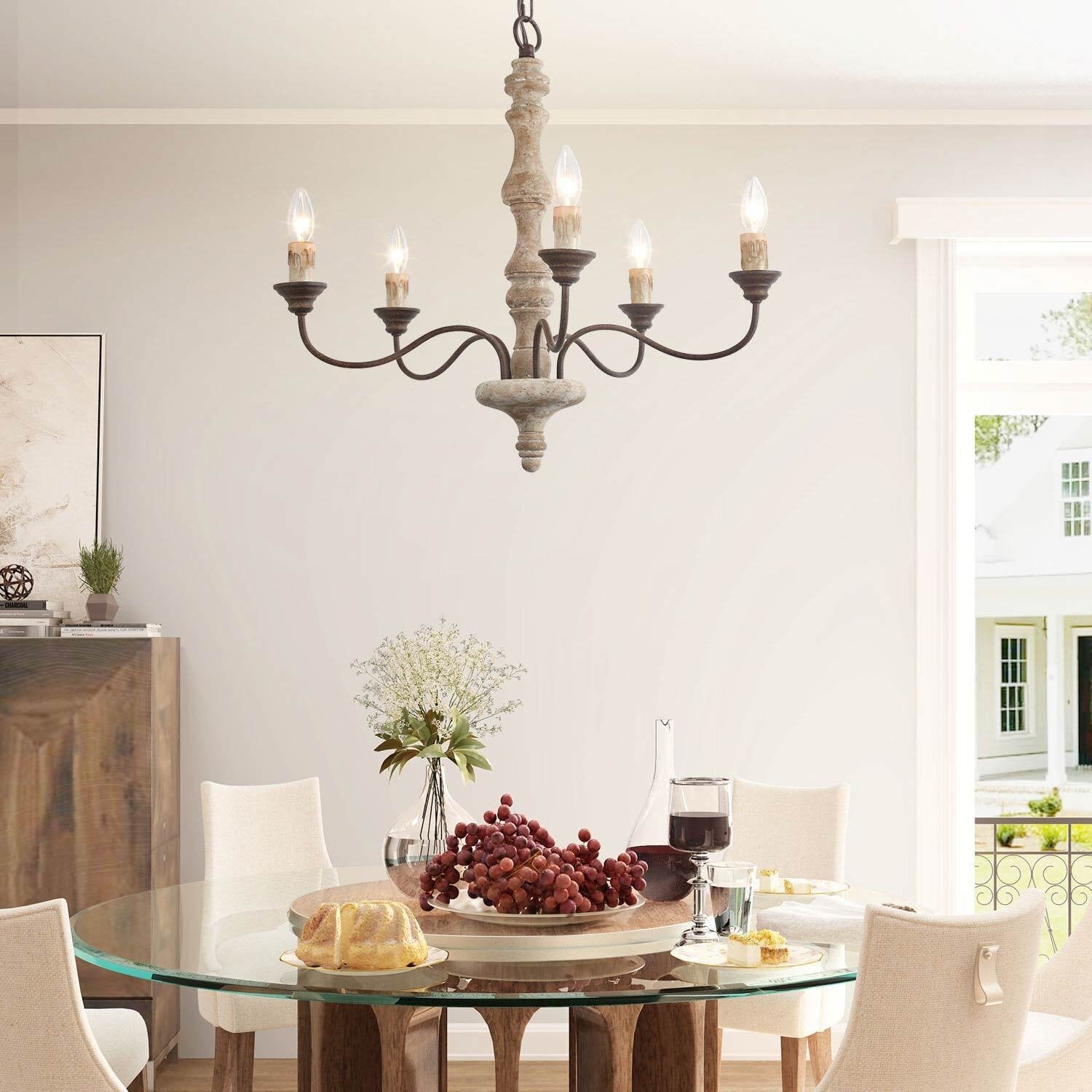 Candlestick Farmhouse chandelier