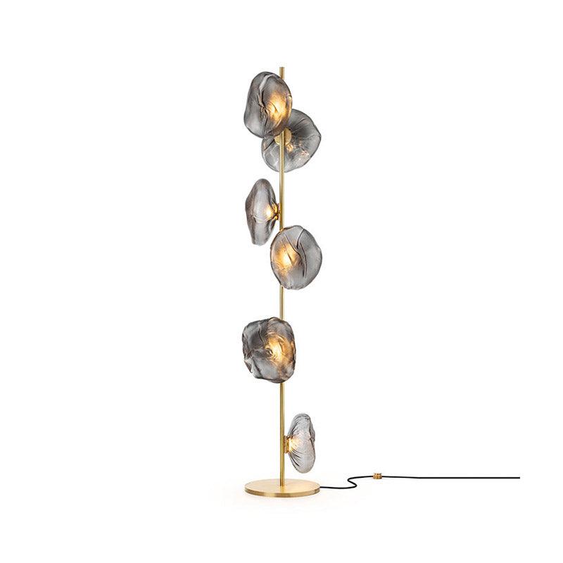 Glass Mesh Petals Floor Lamp