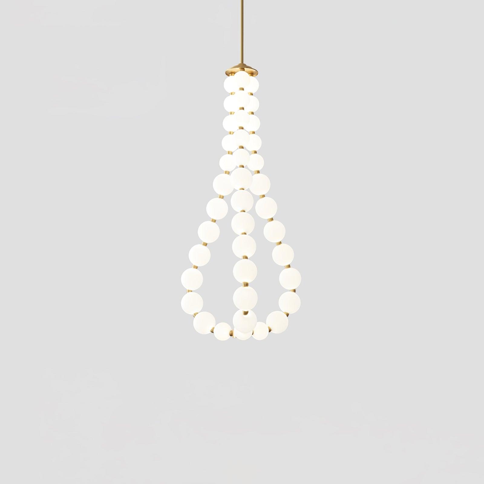 Acrylic Pearl Necklace Chandelier