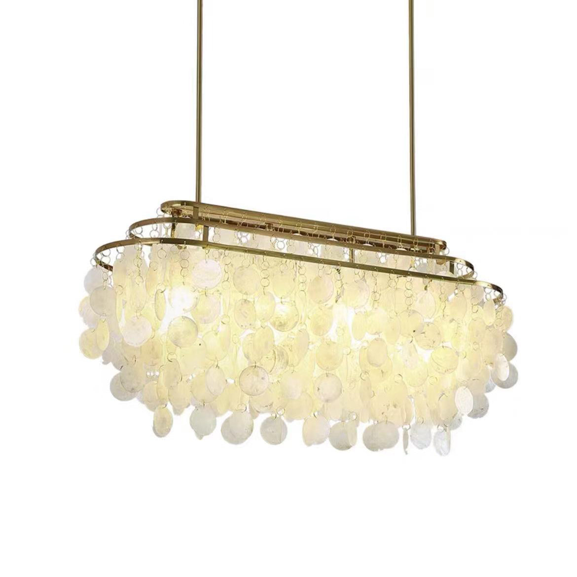 Round Shell Chandelier