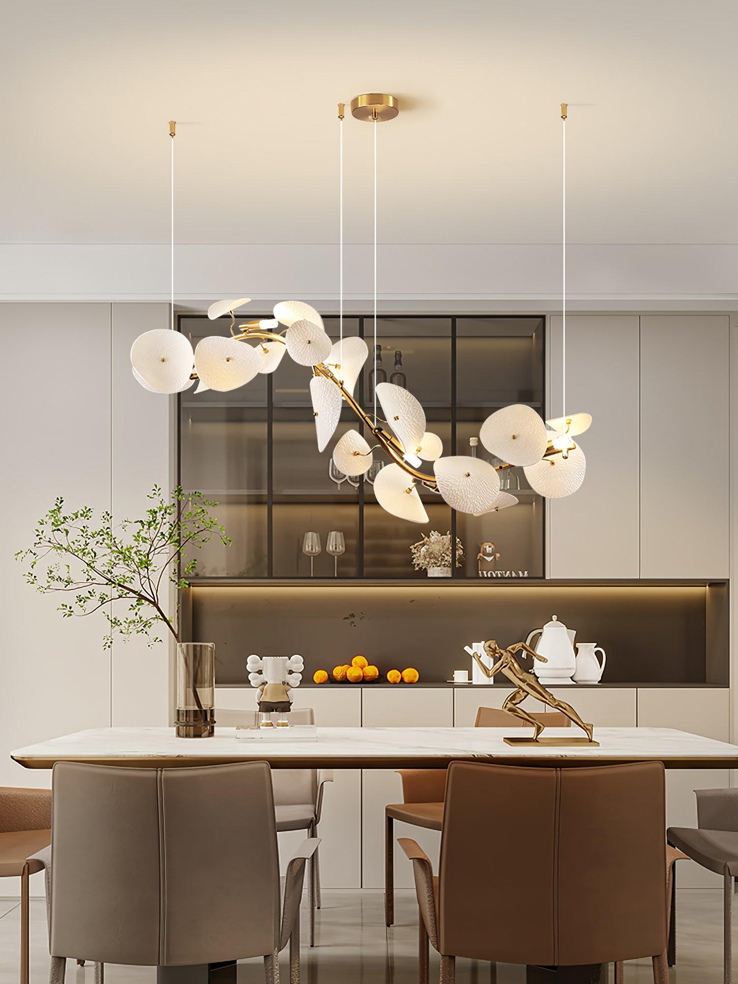 Lotus Petal Chandelier