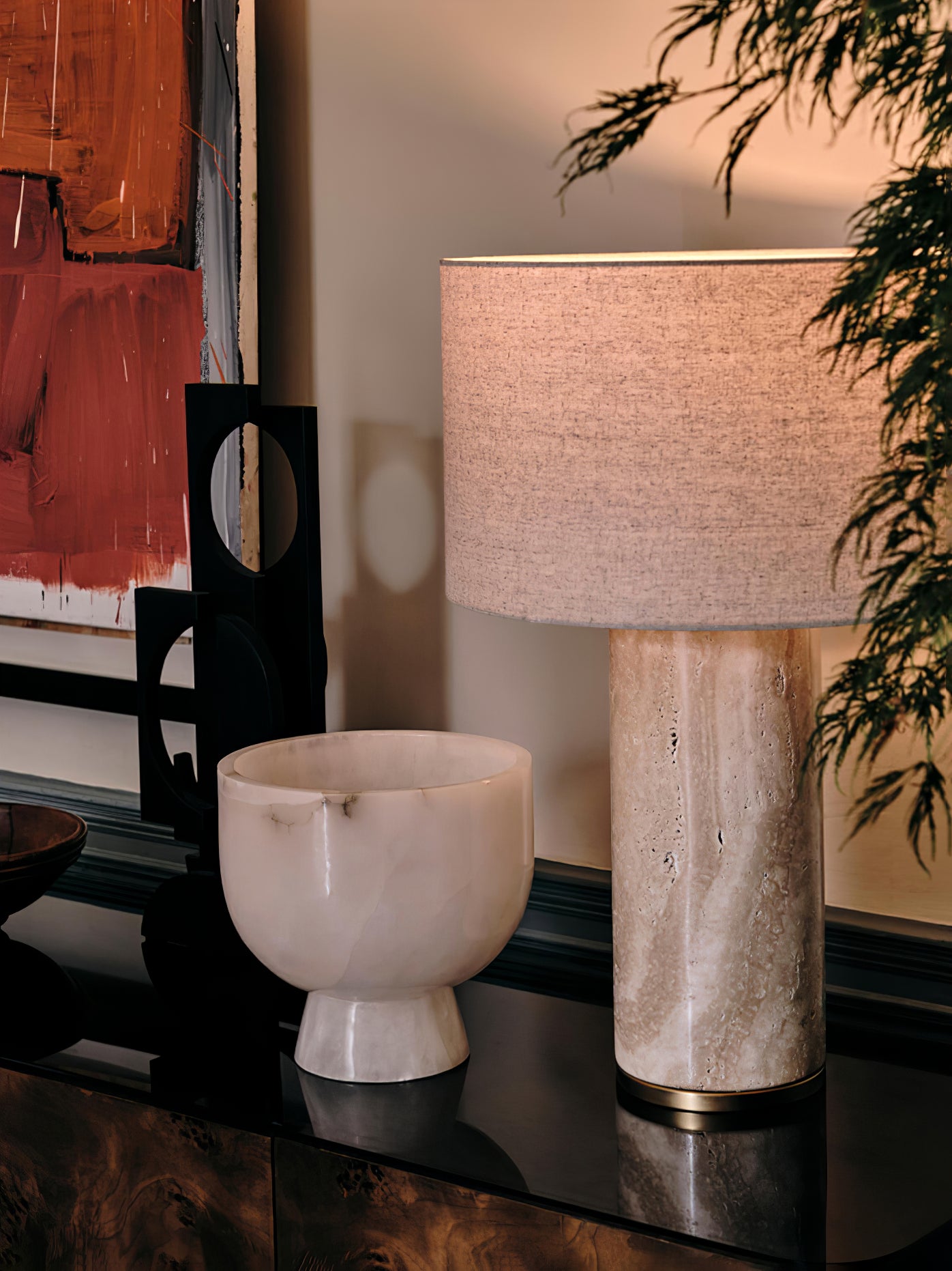 Aria Stone Table Lamp