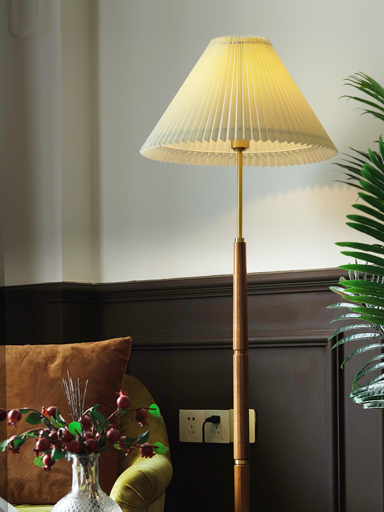 Pleated Floor Lamp