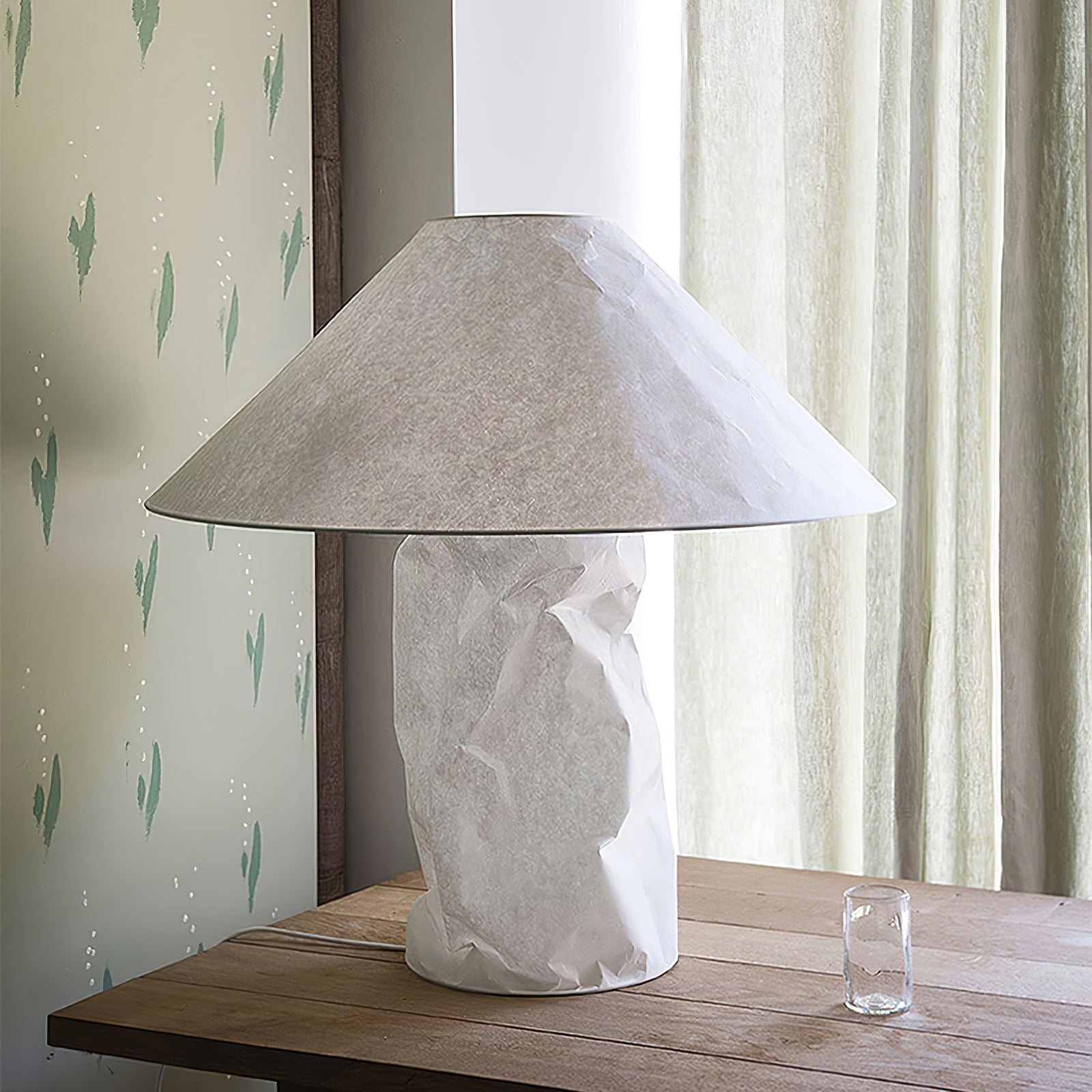 Crinkle Paper Table Lamp