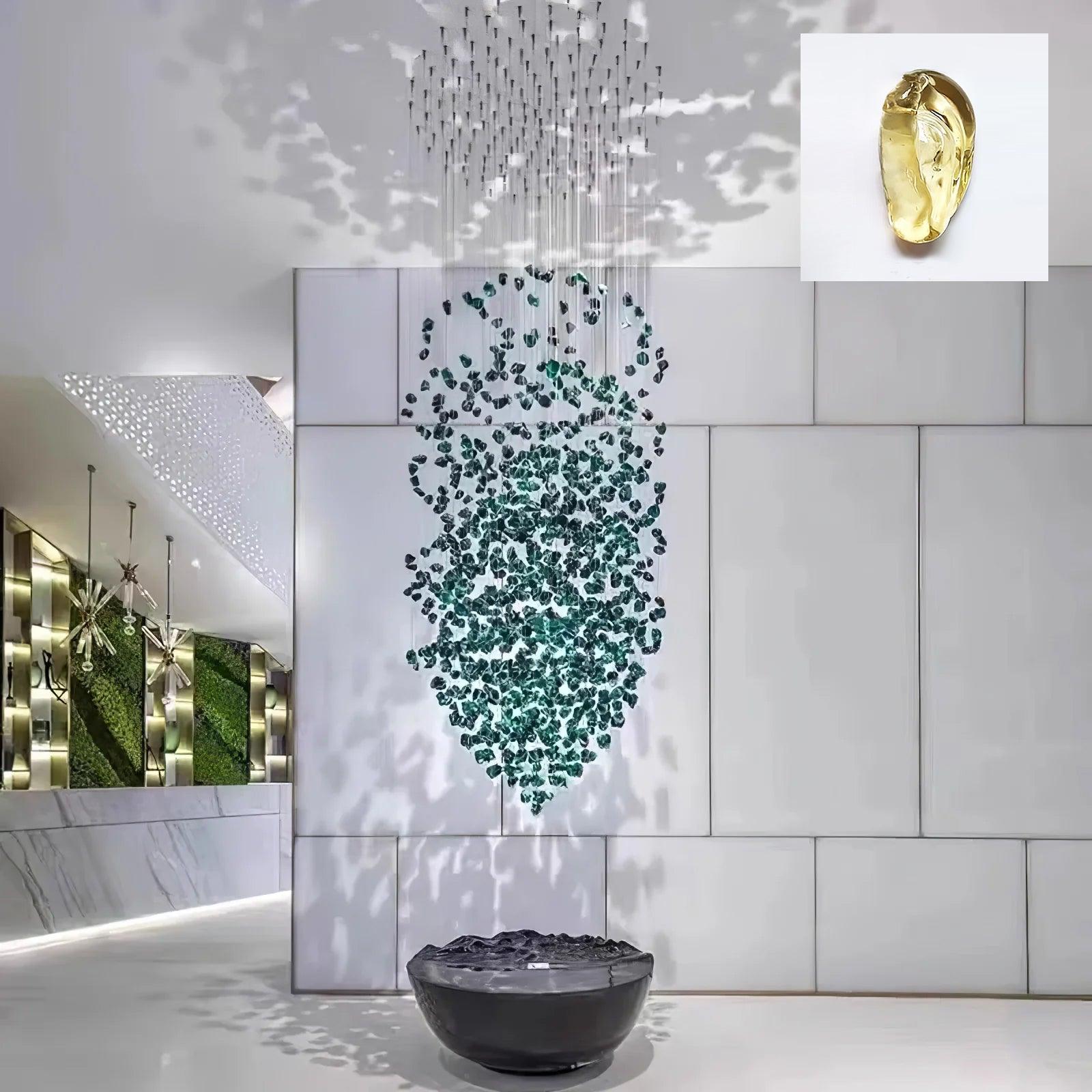 Multicolor Crystal Stone Chandelier