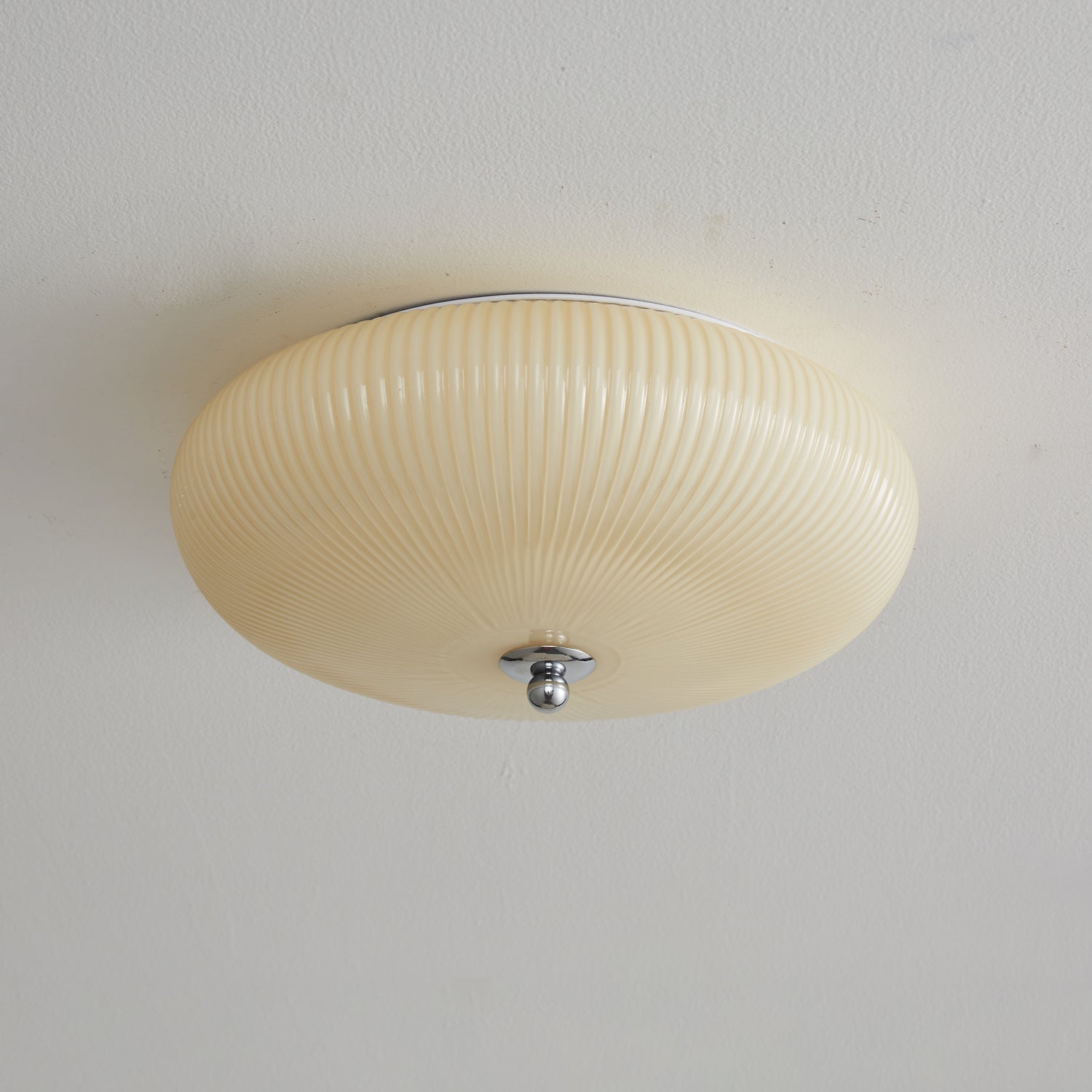 Ivory Ripple Ceiling Light