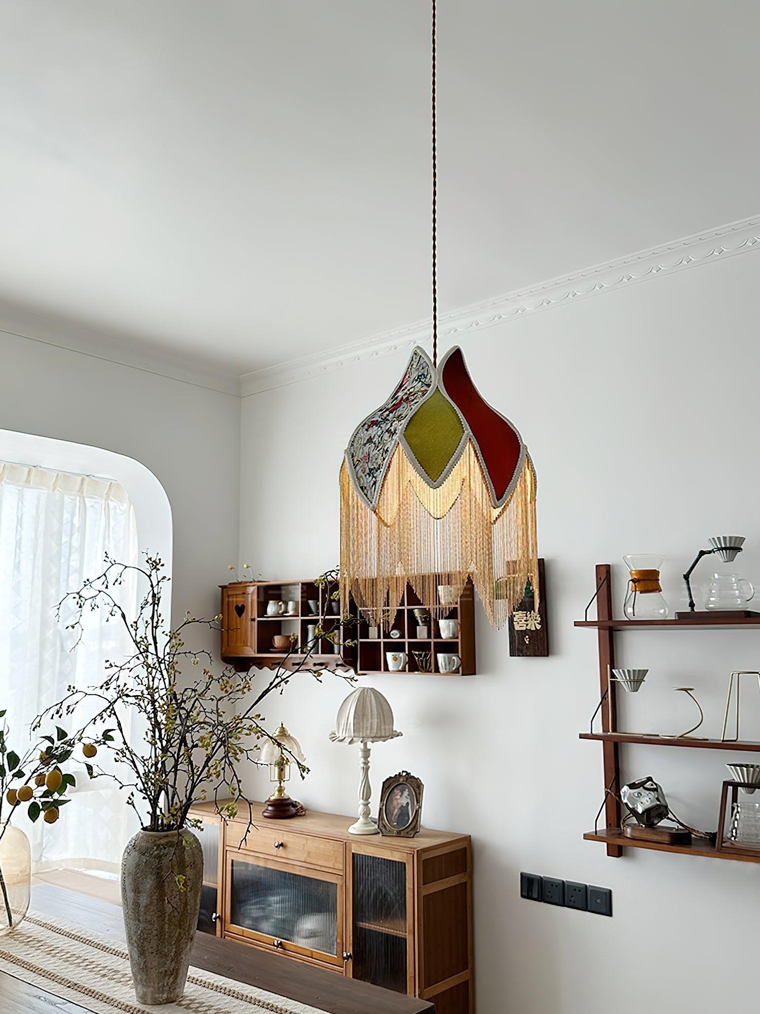 Bette Fringed Pendant Lamp