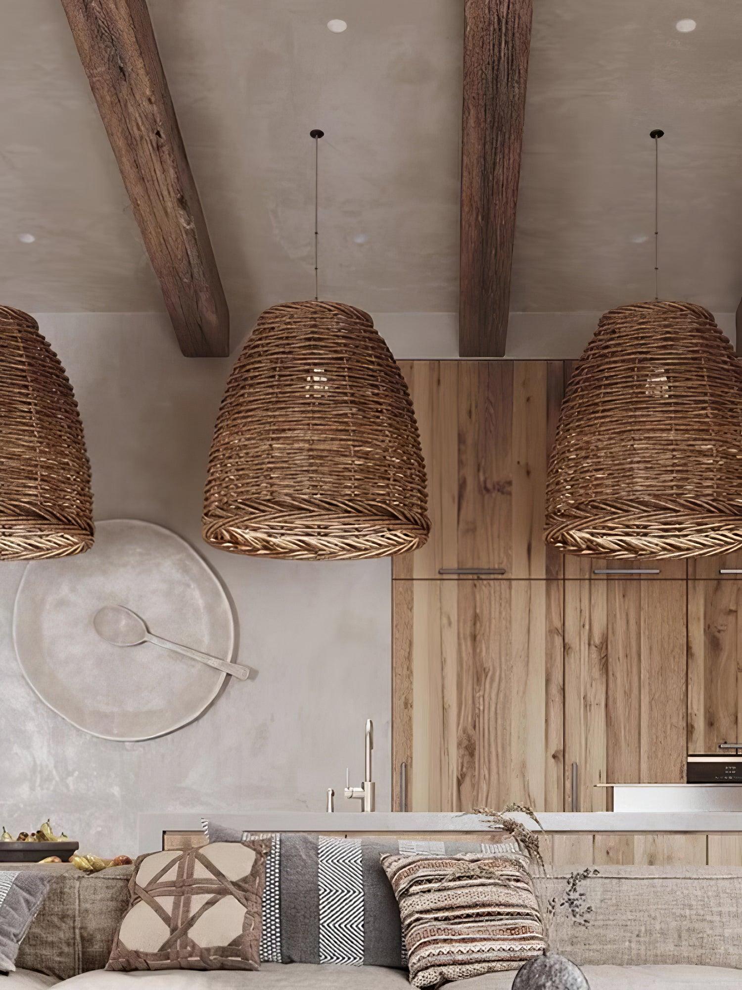 Hues Wicker Pendant Lamp