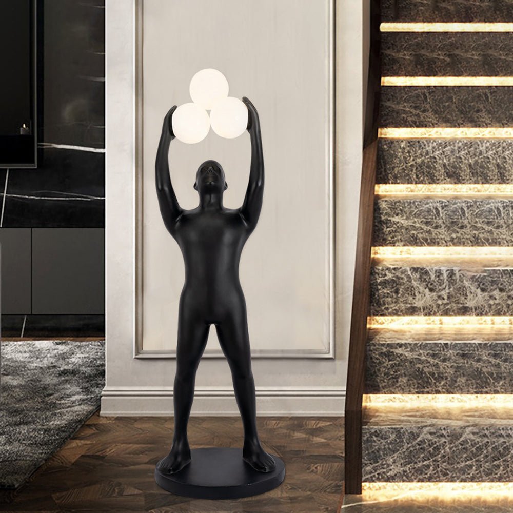 Enlightened Figure Sculptor Floor Lamp