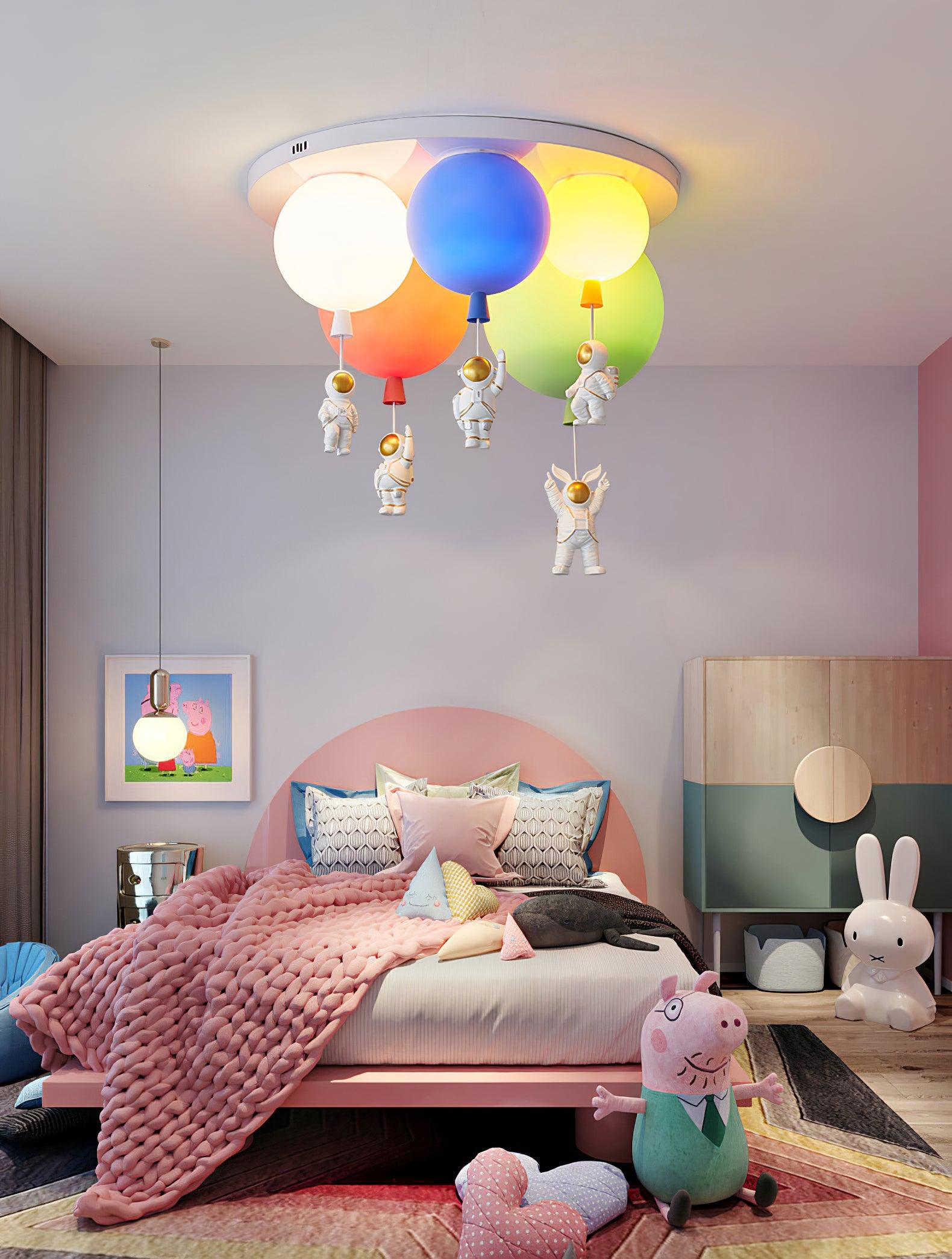 Frosted Balloon Combination Ceiling Lamp