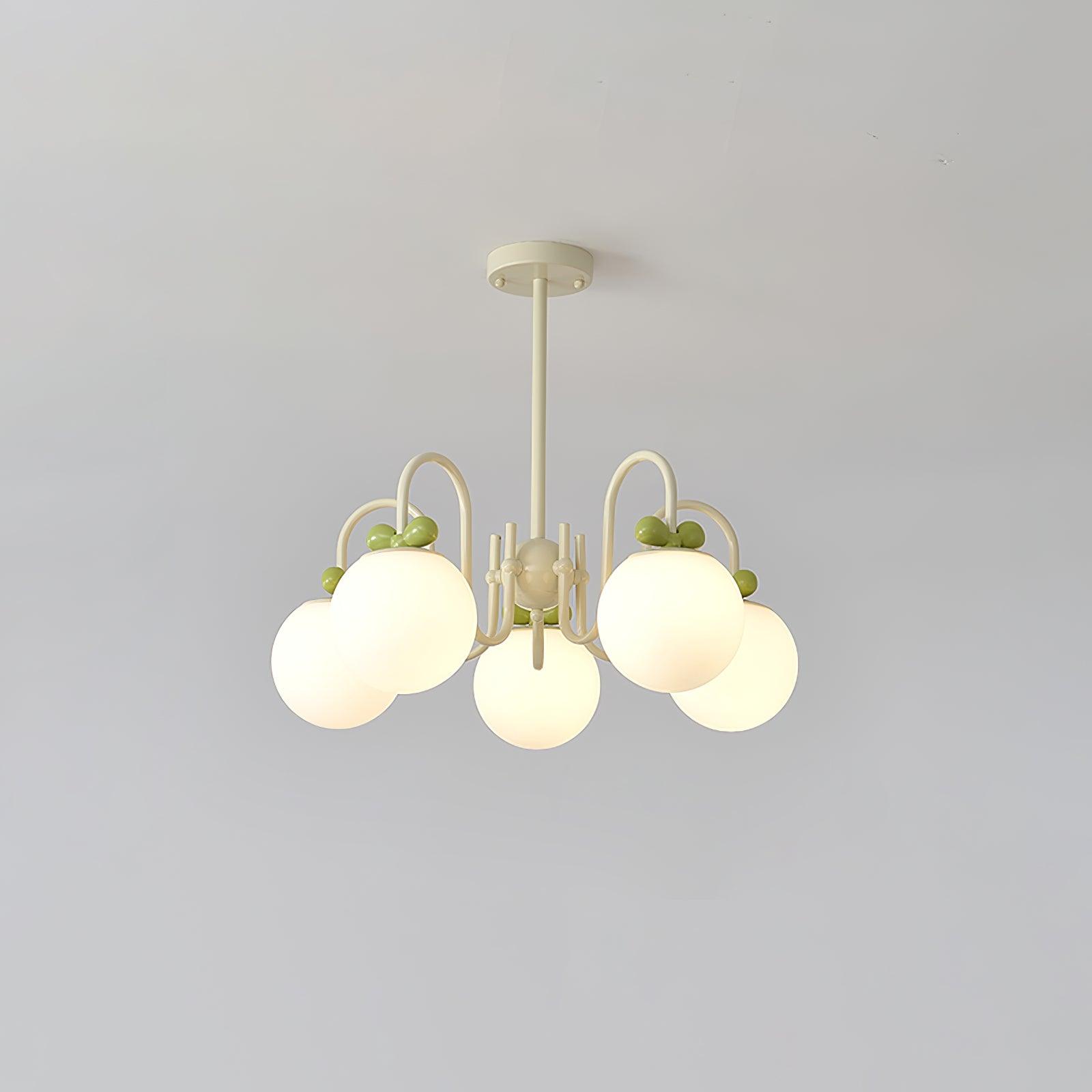 Cream Cherry Chandelier