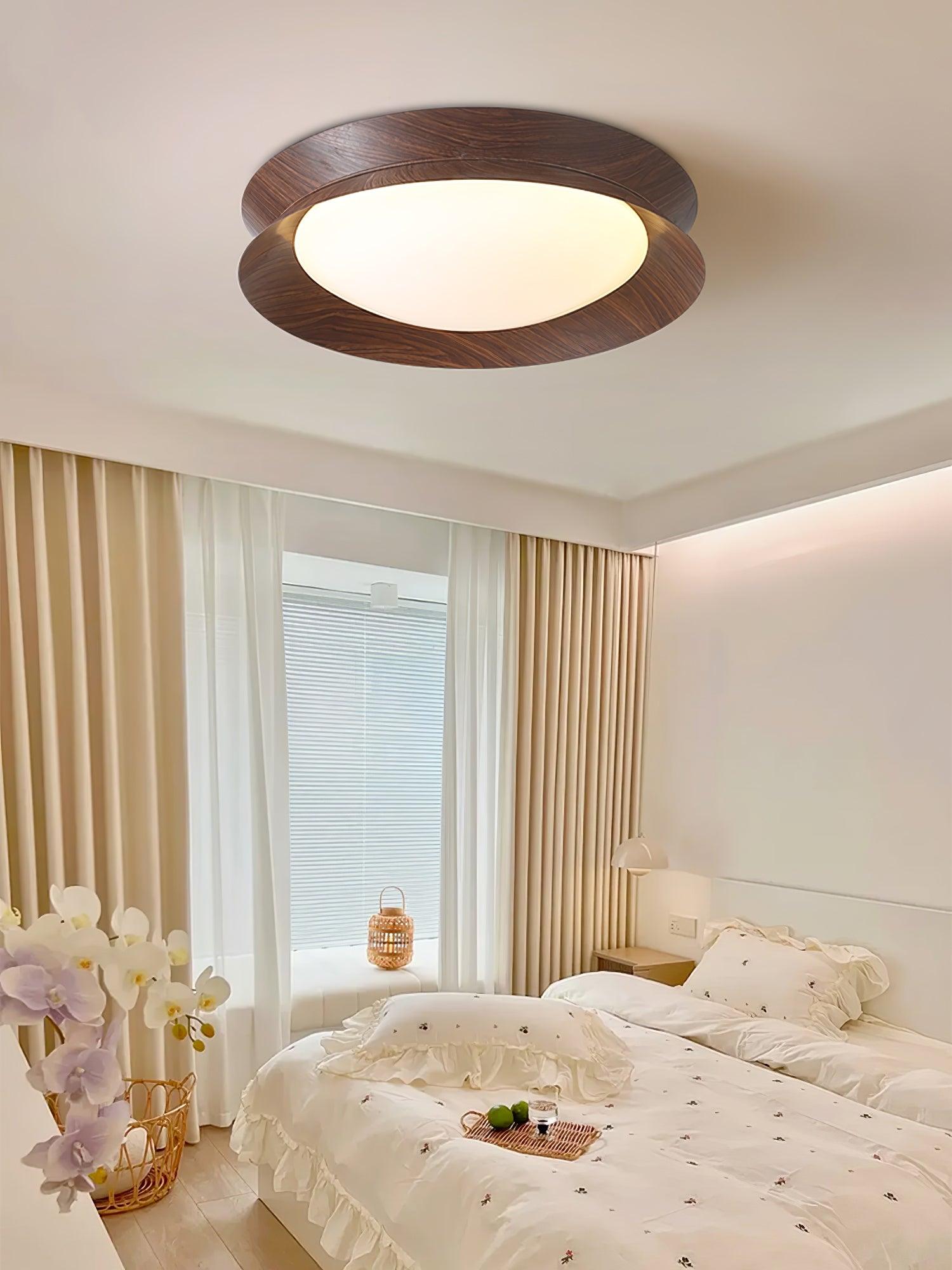 Double Half Round Ceiling Light