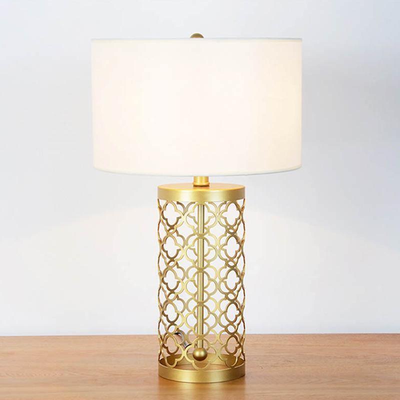 Openwork Metal Table Lamp