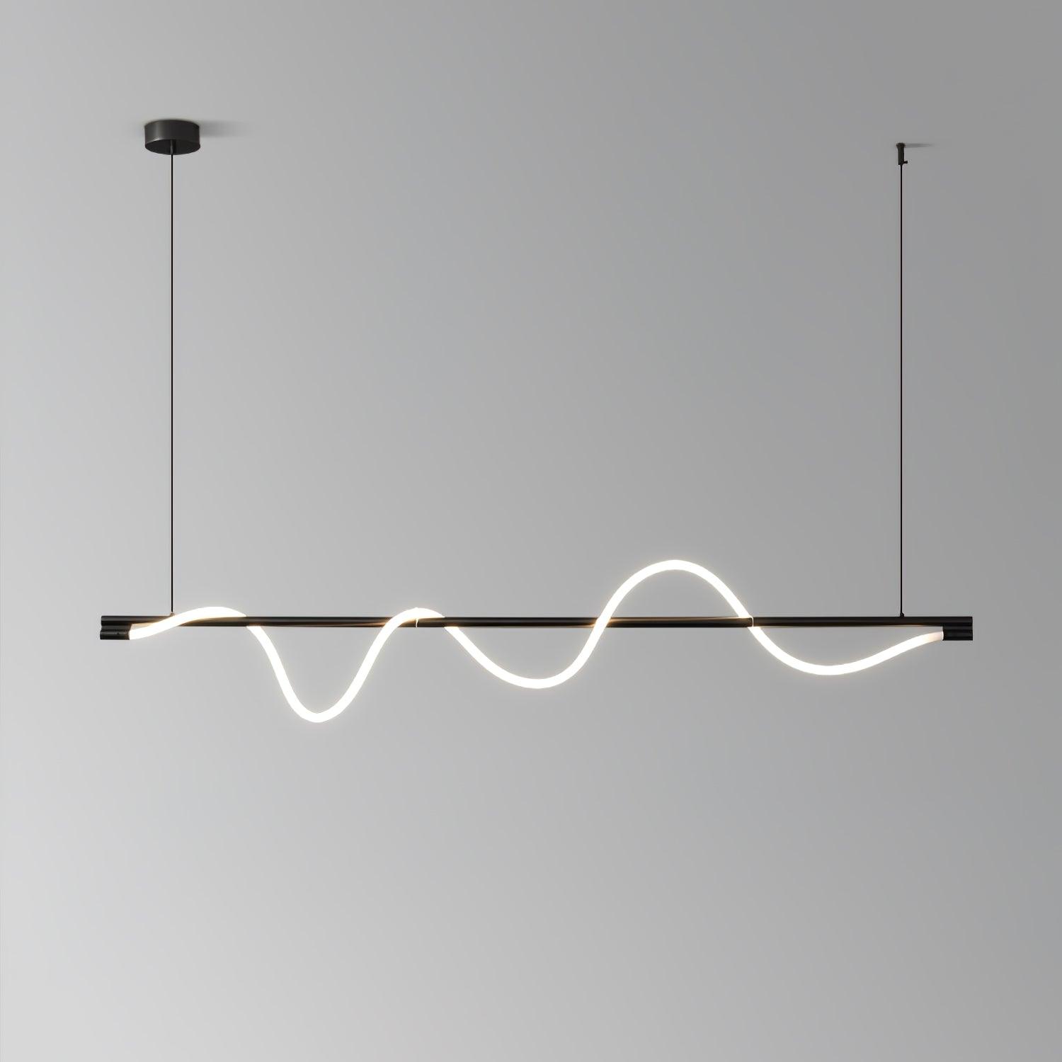 Linear Curve Island Pendant Lamp