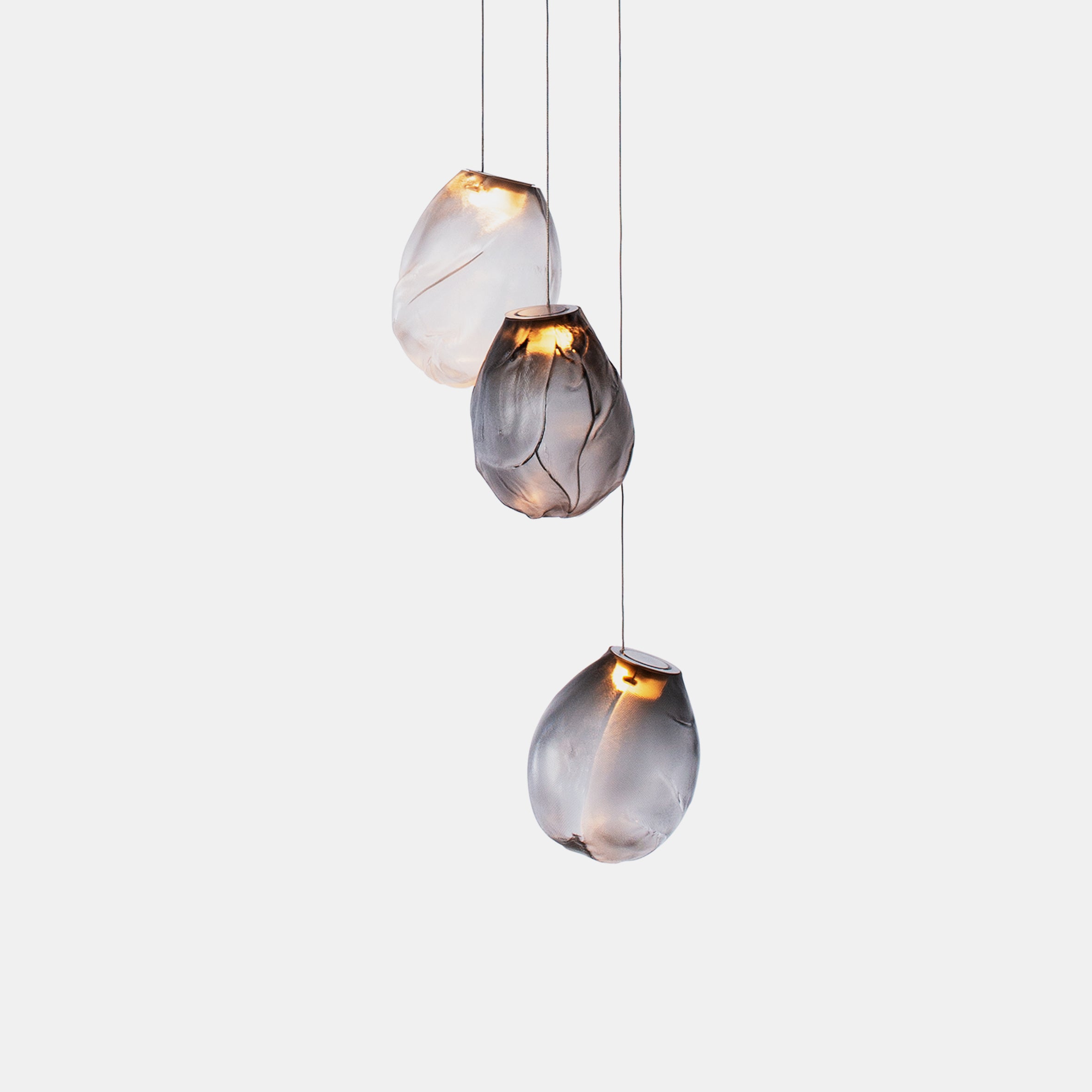 Liquid Glass Stone Pendant Light