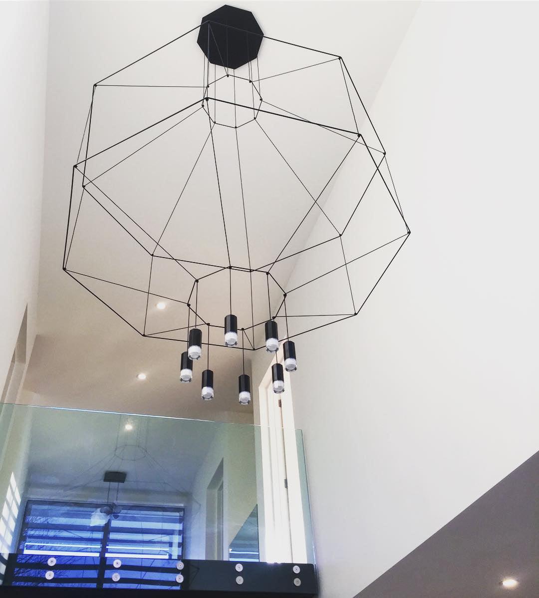 Geometric Lines Pendant Lamp