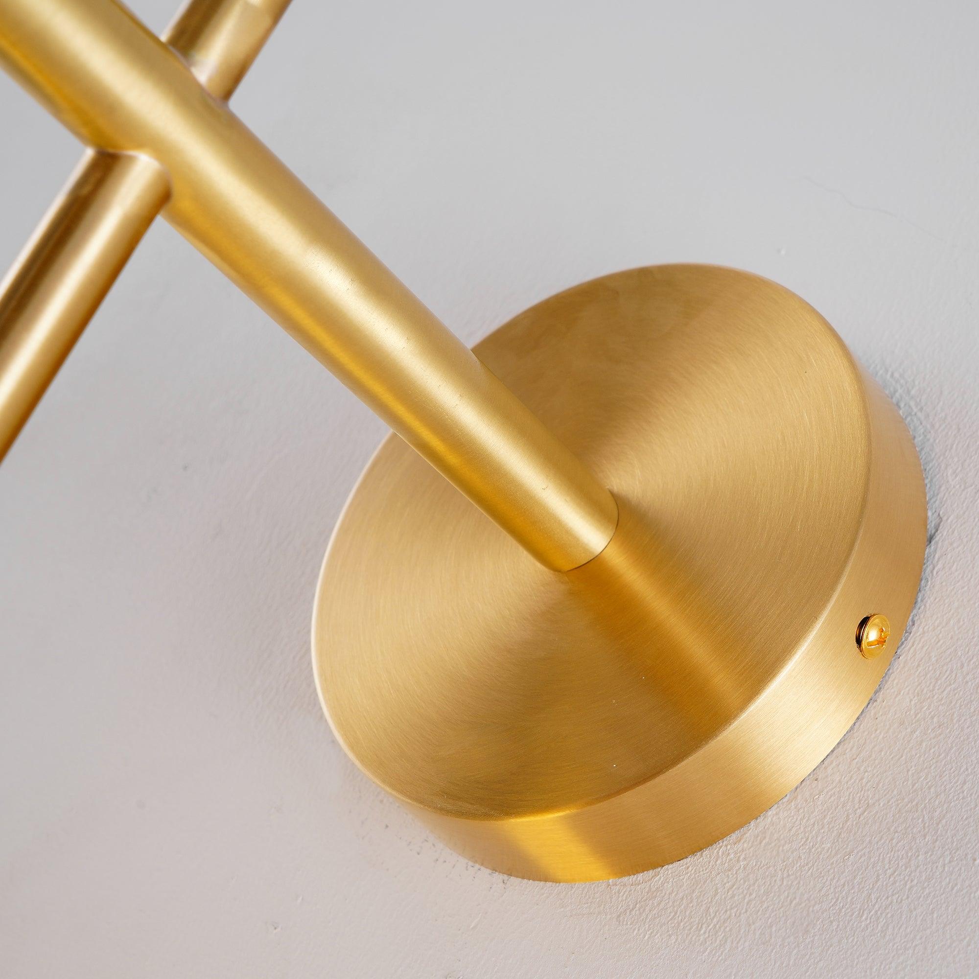 Vertical Globe Plug-in Wall Lamp