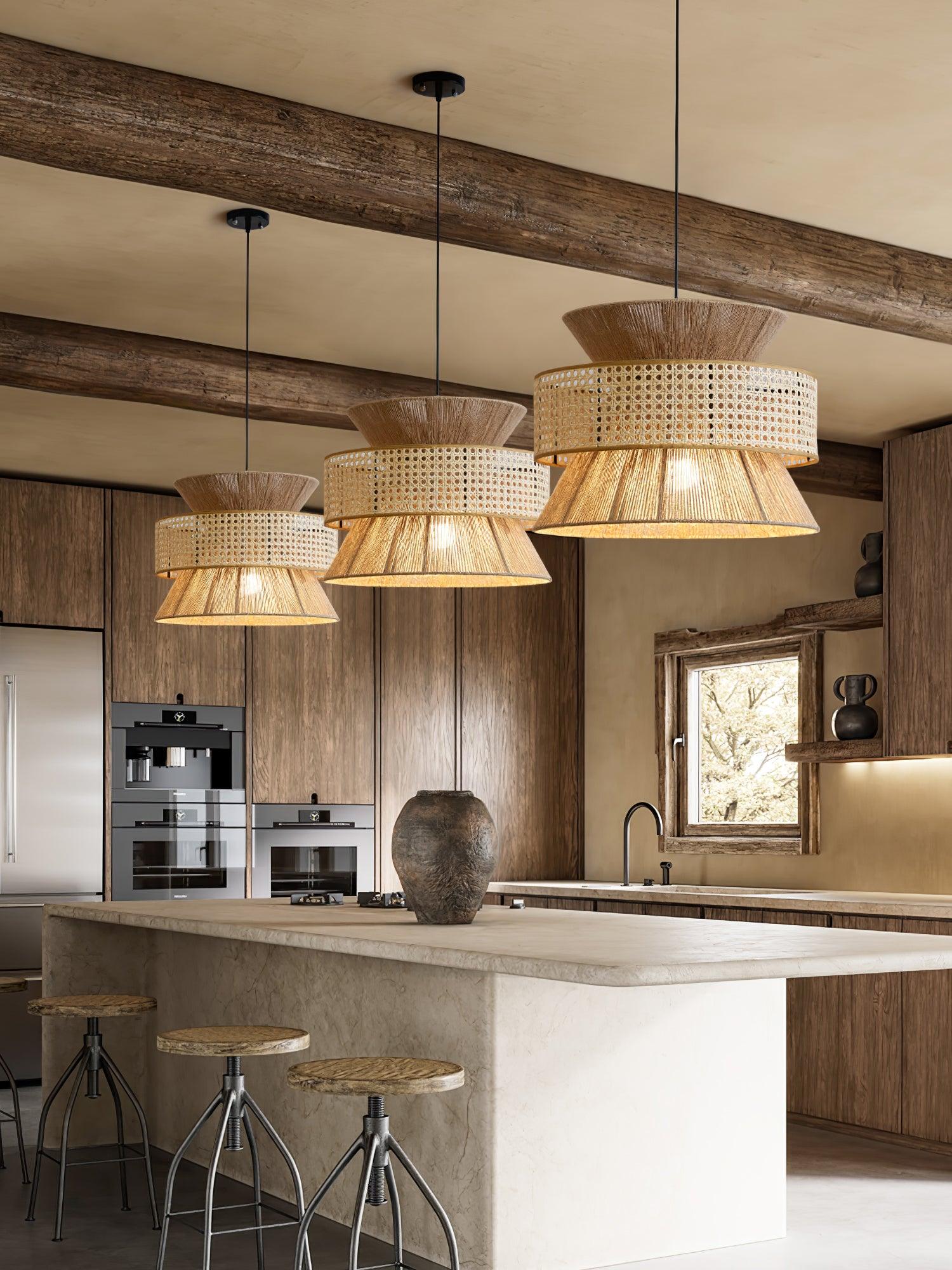 Rattan Bamboo Pendant Lamp