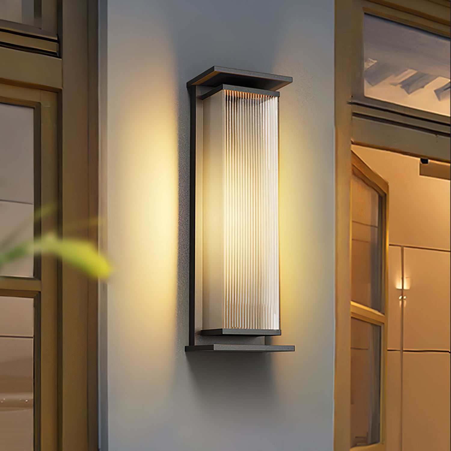 Rectangular Box Outdoor Wall Lamp