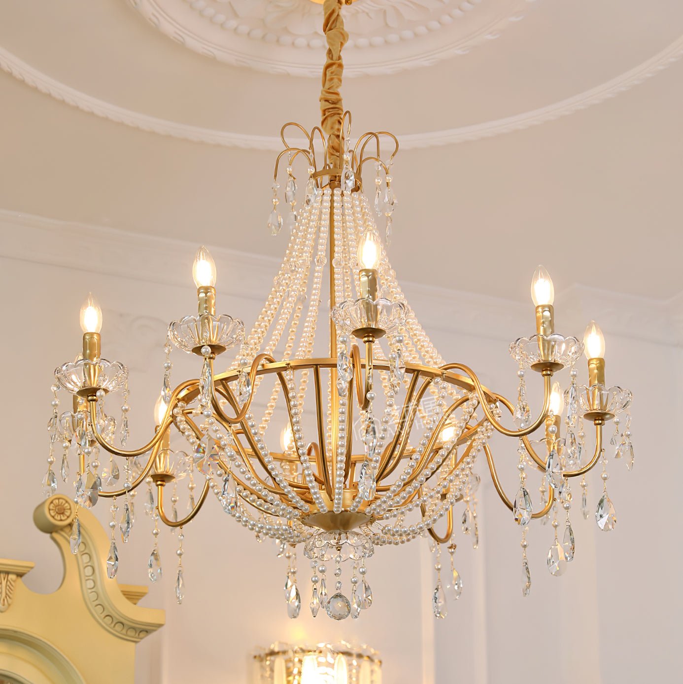 Arcadia Gold Chandelier