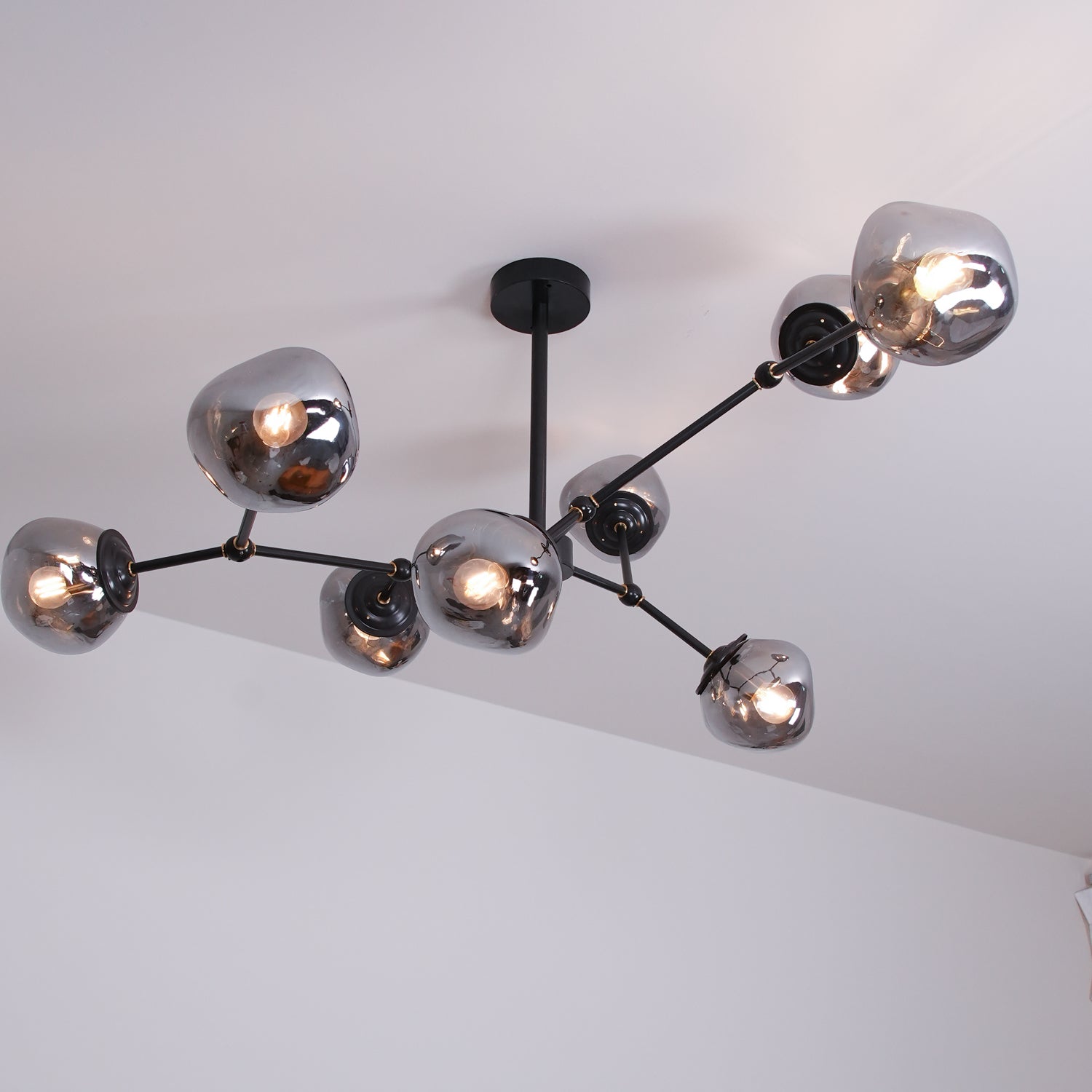 Molecular Glass Chandelier