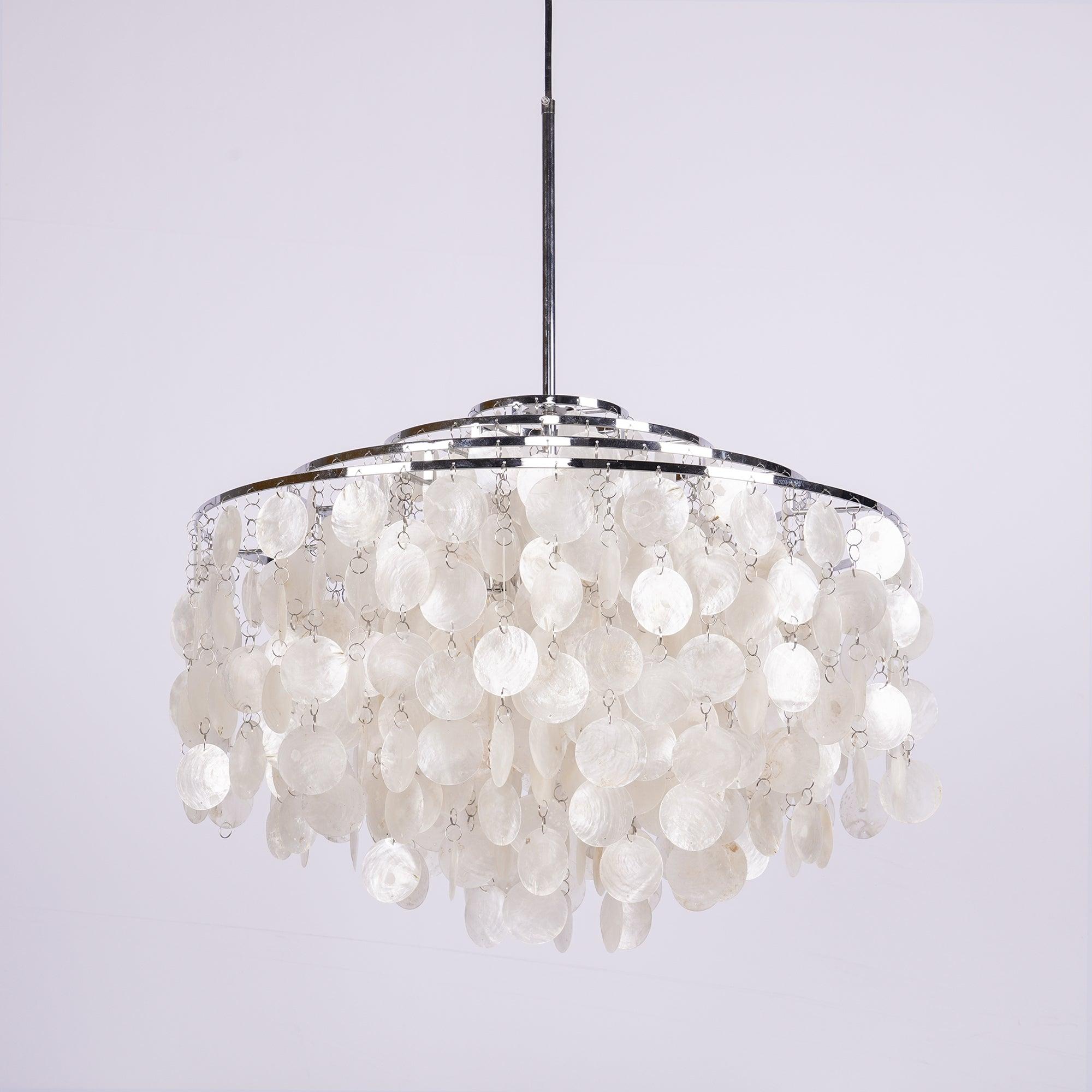 Round Shell Chandelier