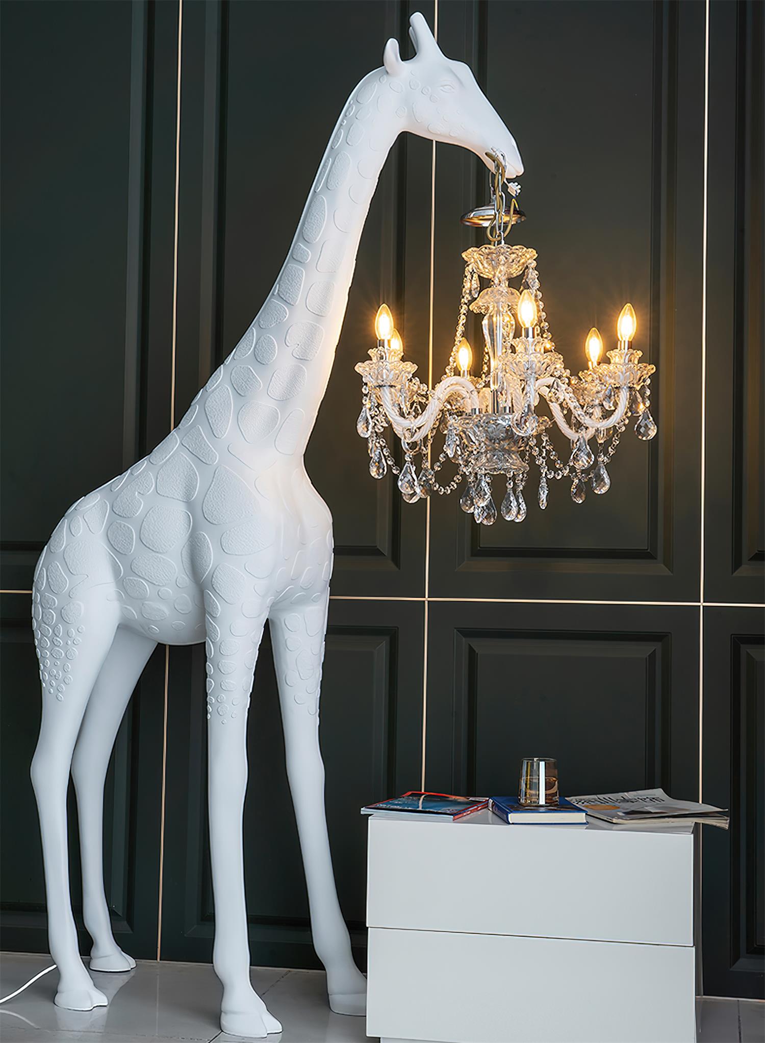 Giraffe Sculpture Floor Lamp