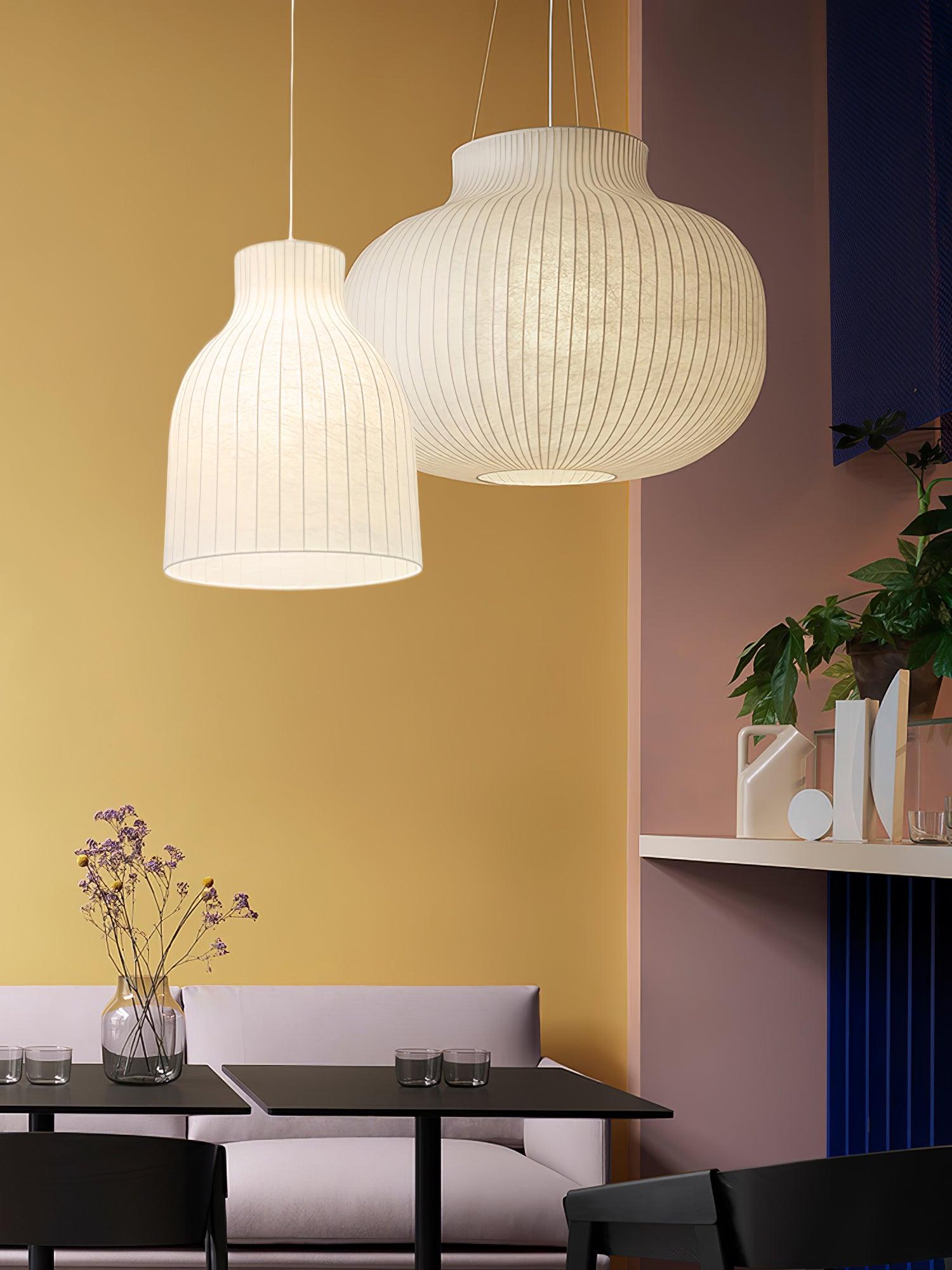 Serica Trio Silk Collection Pendant Lamp