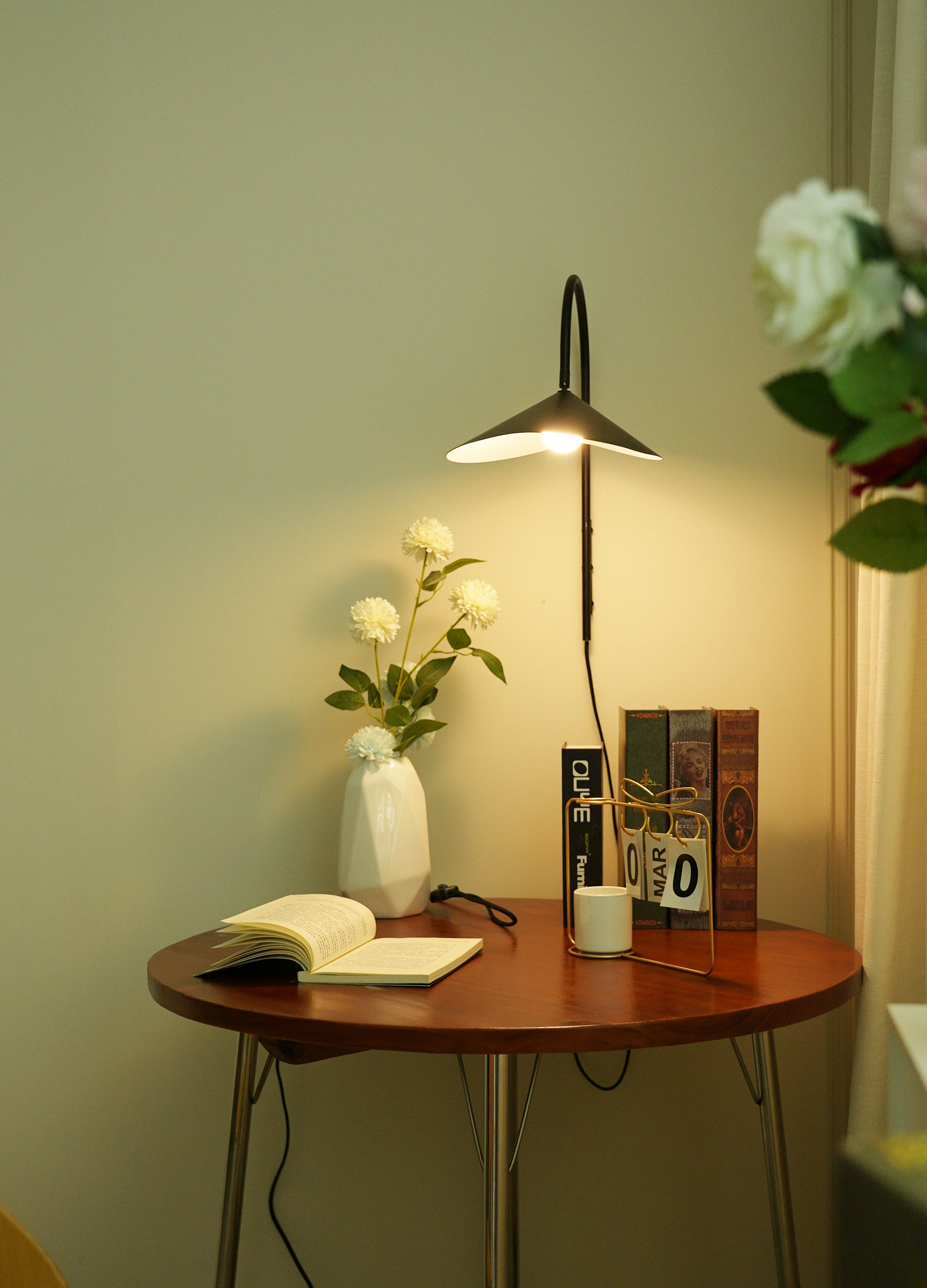 Arum Swivel Plug-in Wall Lamp