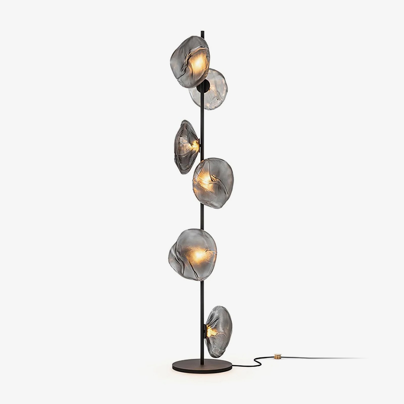 Glass Mesh Petals Floor Lamp