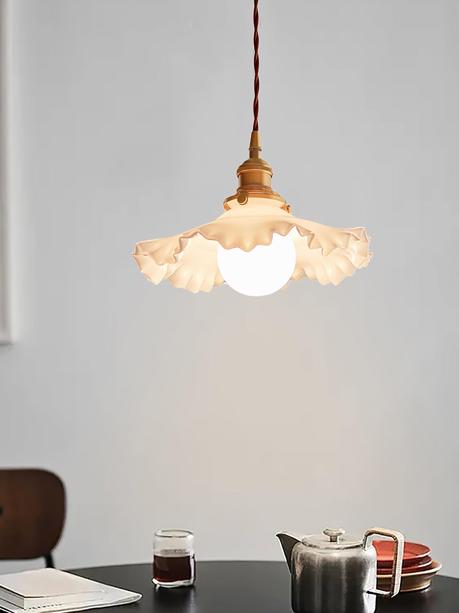 Small Floral Pendant Lamp