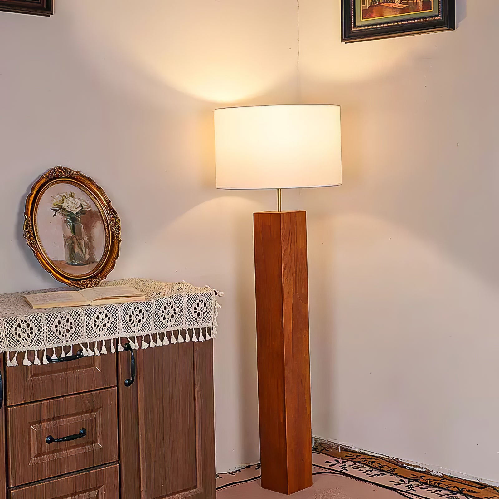 Hearthwood Tower Floor Lamp