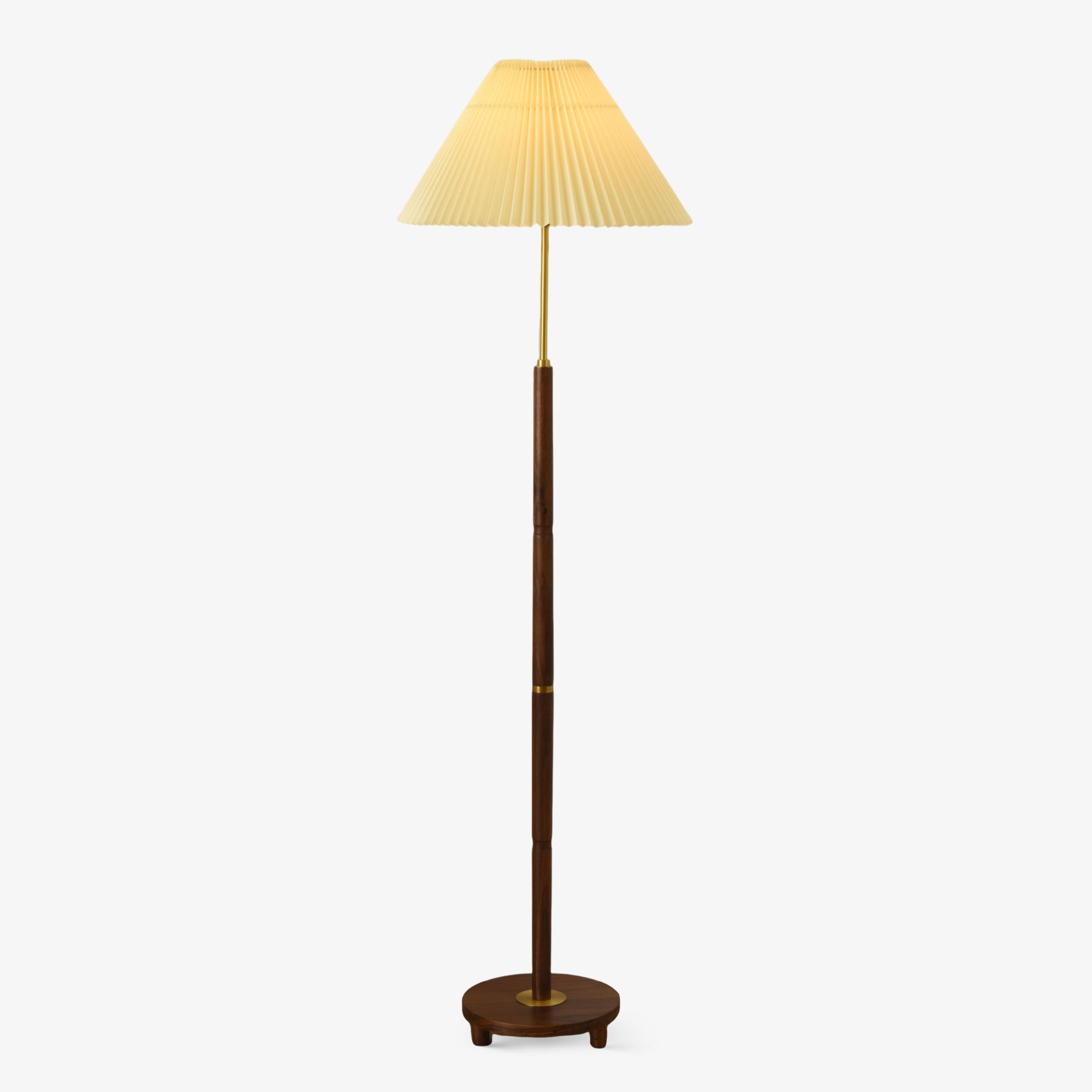 Axya Vintage Pleated Floor Lamp