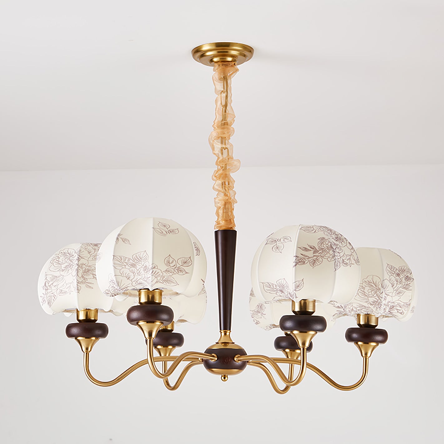 Mushroom Fabric Chandelier