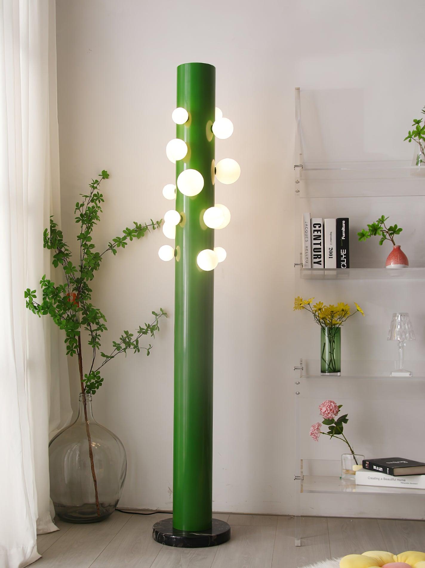 Green Apes Floor Lamp