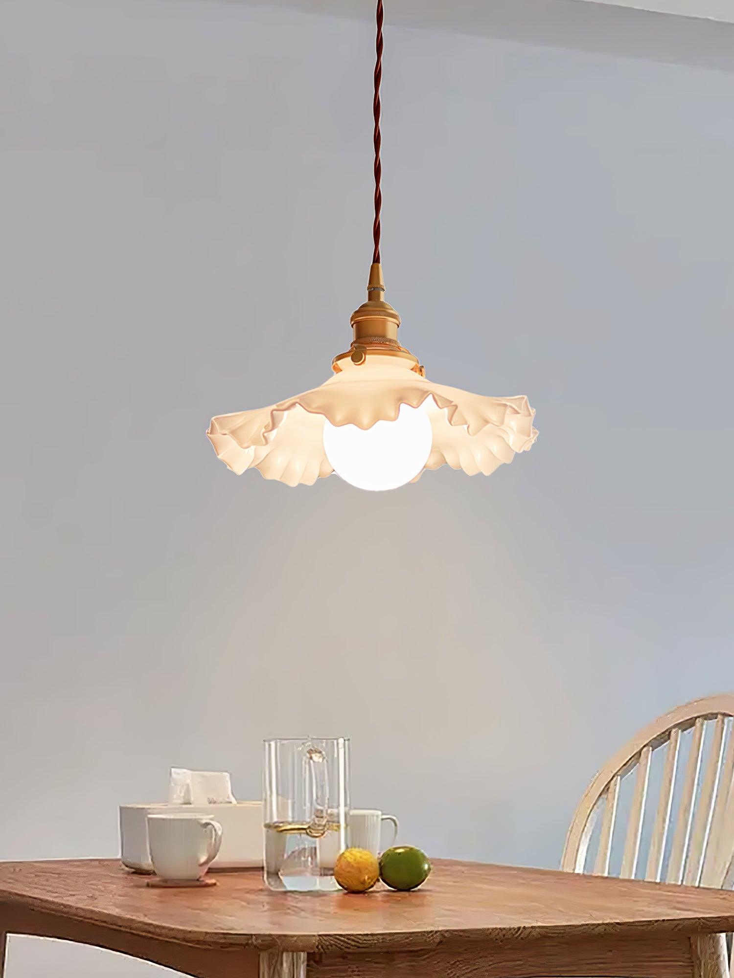 Small Floral Pendant Lamp