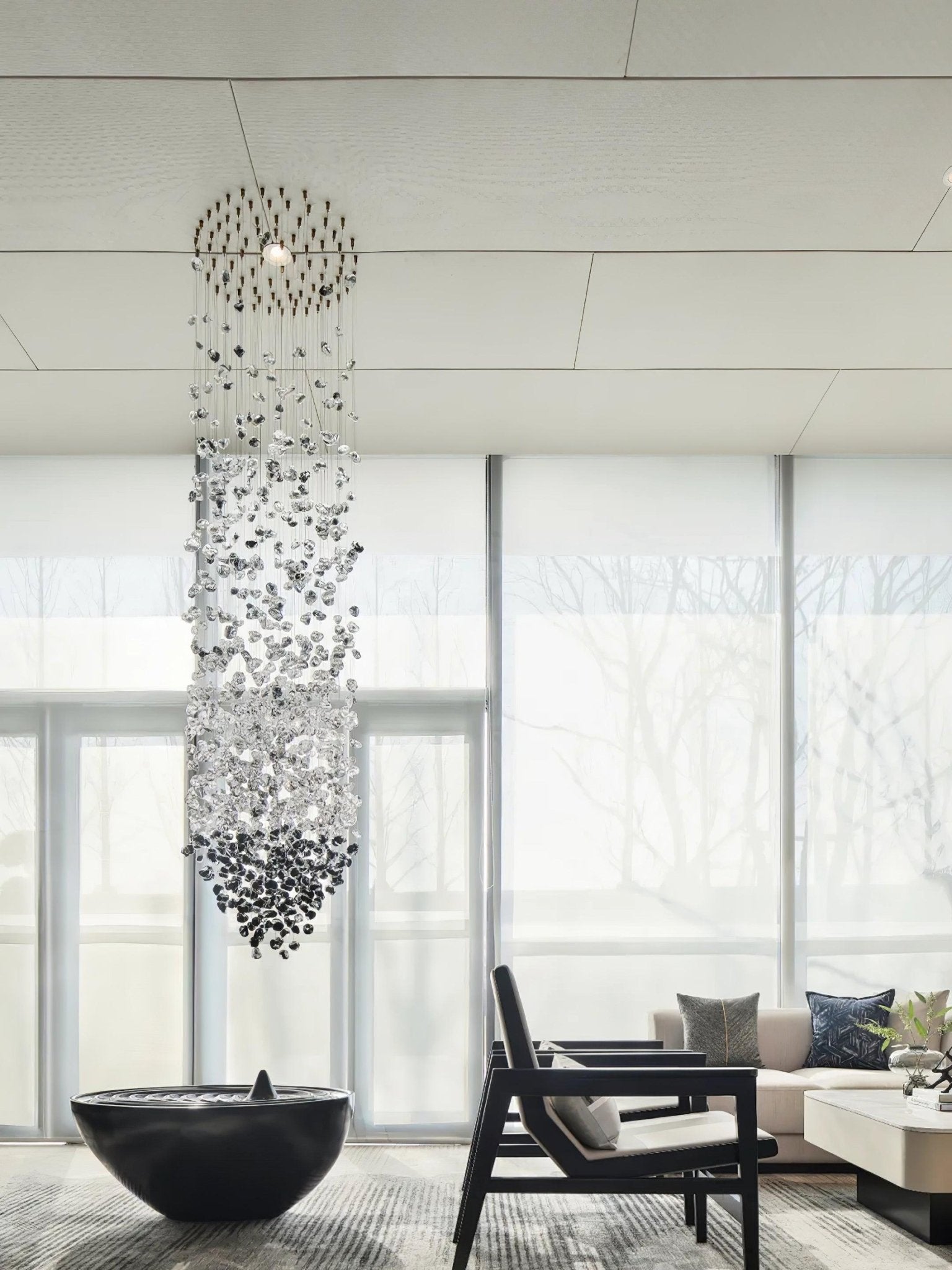 Multicolor Crystal Stone Chandelier