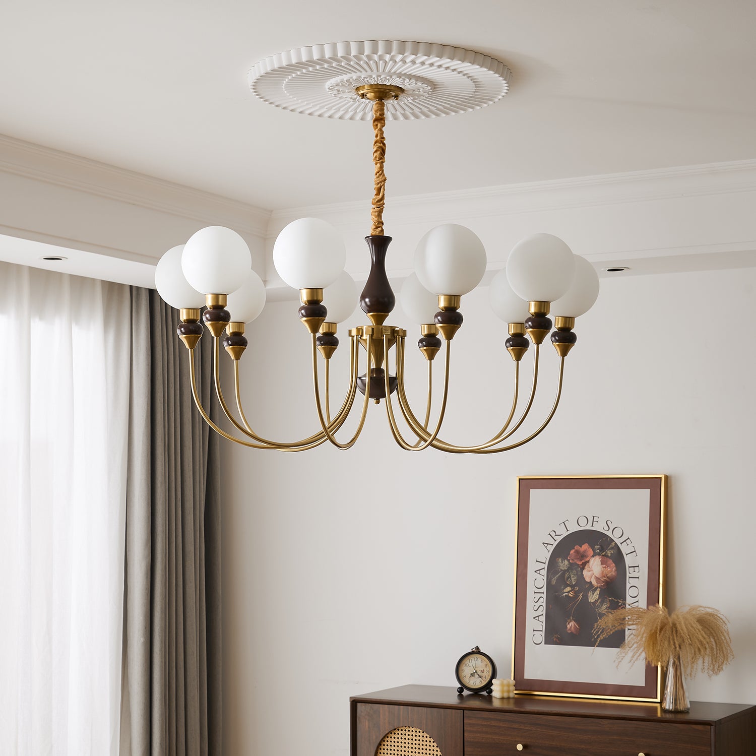 Helena Curve Chandelier