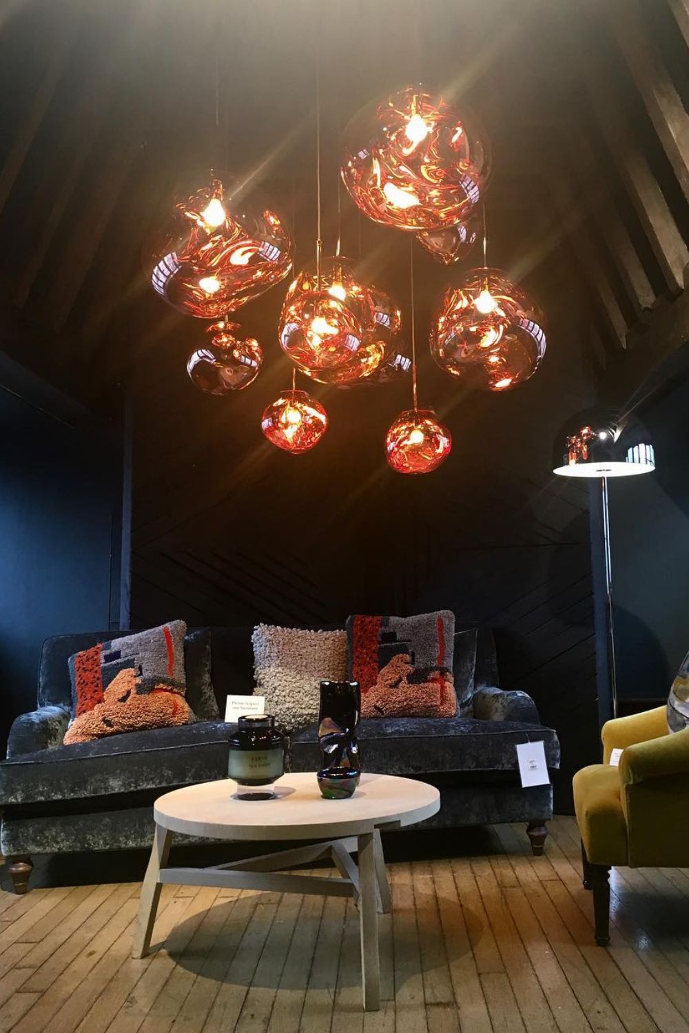 Multi Lava Round Pendant Lamp